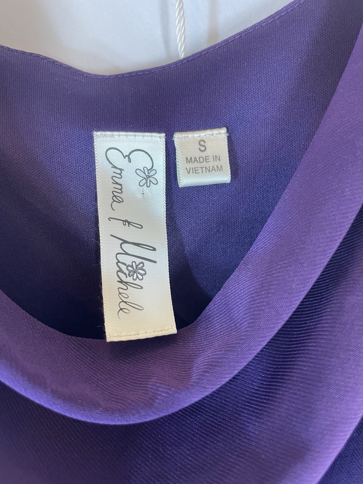 NWOT Purple Sleeveless Emma & Michele One-Piece Jumpsuit – Size Small
