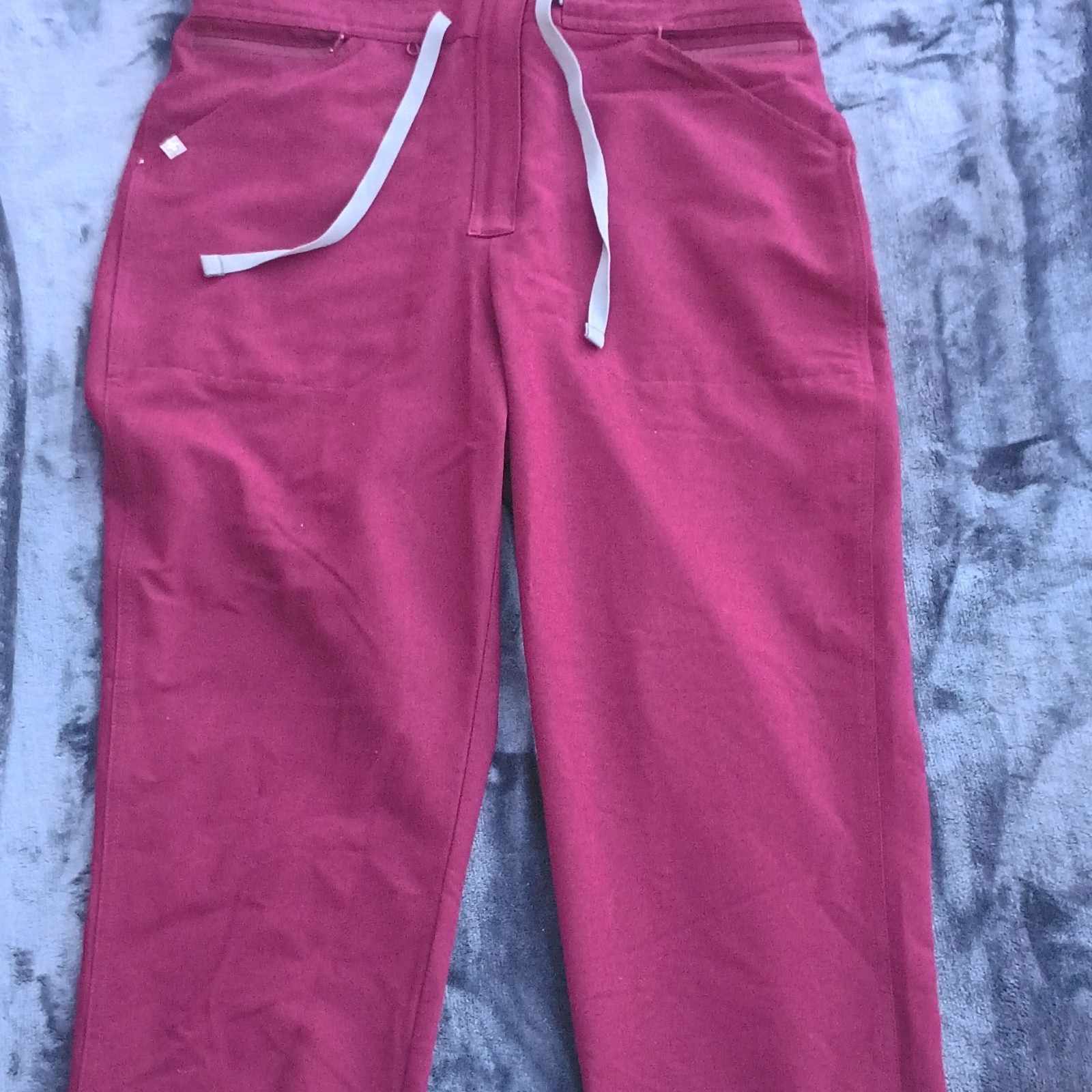 FIGS Technical Collection Unisex Scrub Pants Pink M Cotton Blend Solid