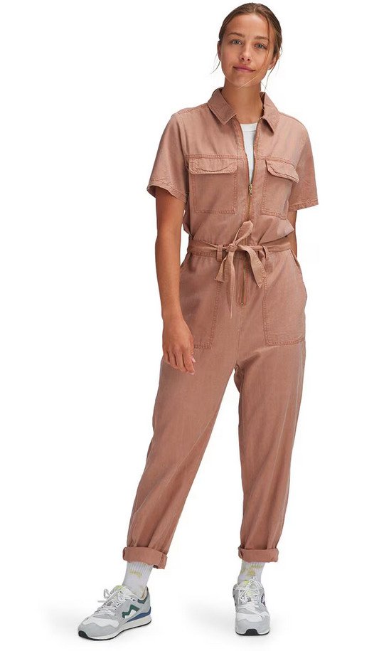 Sanctuary Women Explorer Jumpsuit Washed Lion Size S