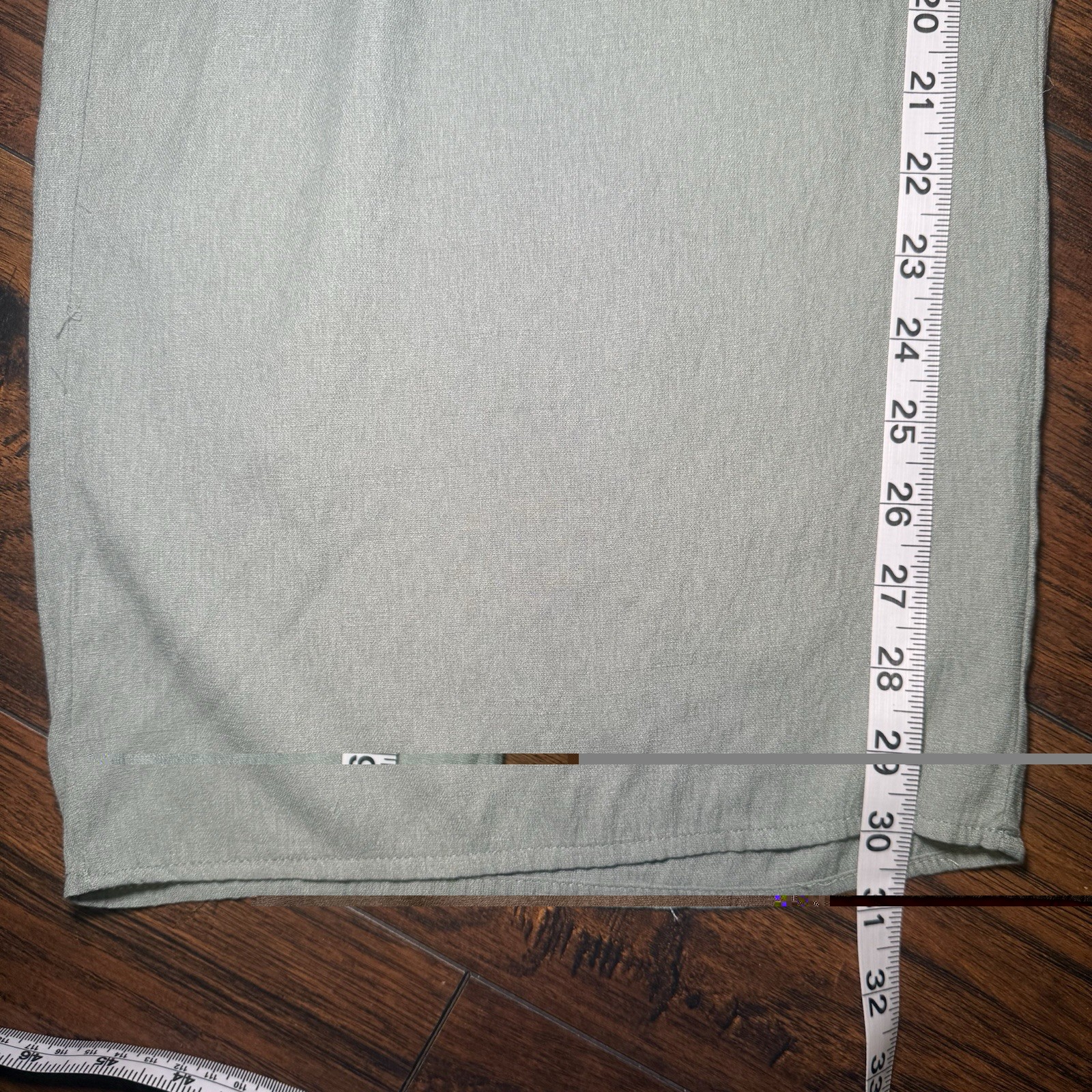 Audrey Parks x Francesca Smocked Jumpsuit M Boho Cottagecore Wide Leg Sage/Mint