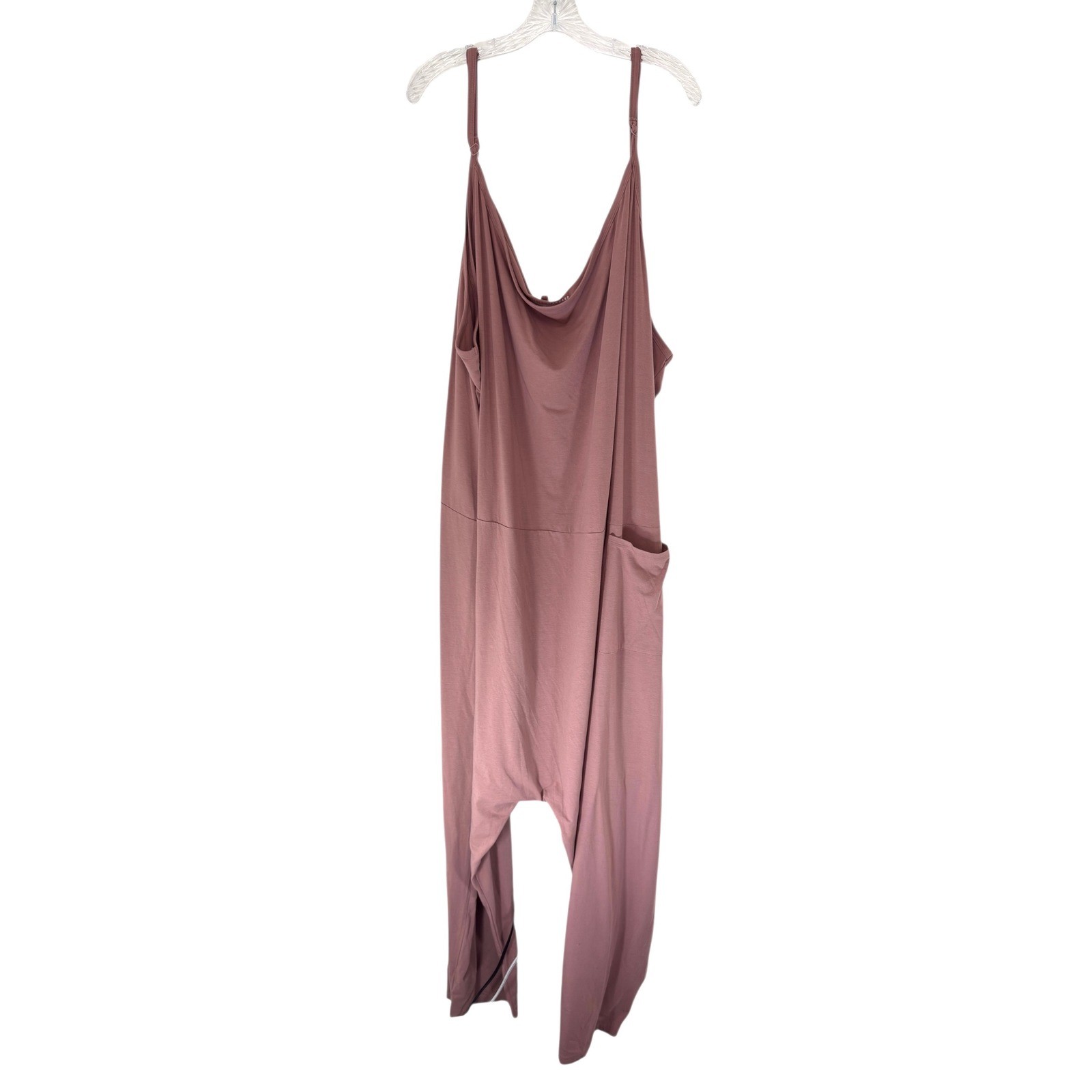 Universal Standard UltimateS Jackson Sleeveless Jumpsuit Pink Plus Size 4XL