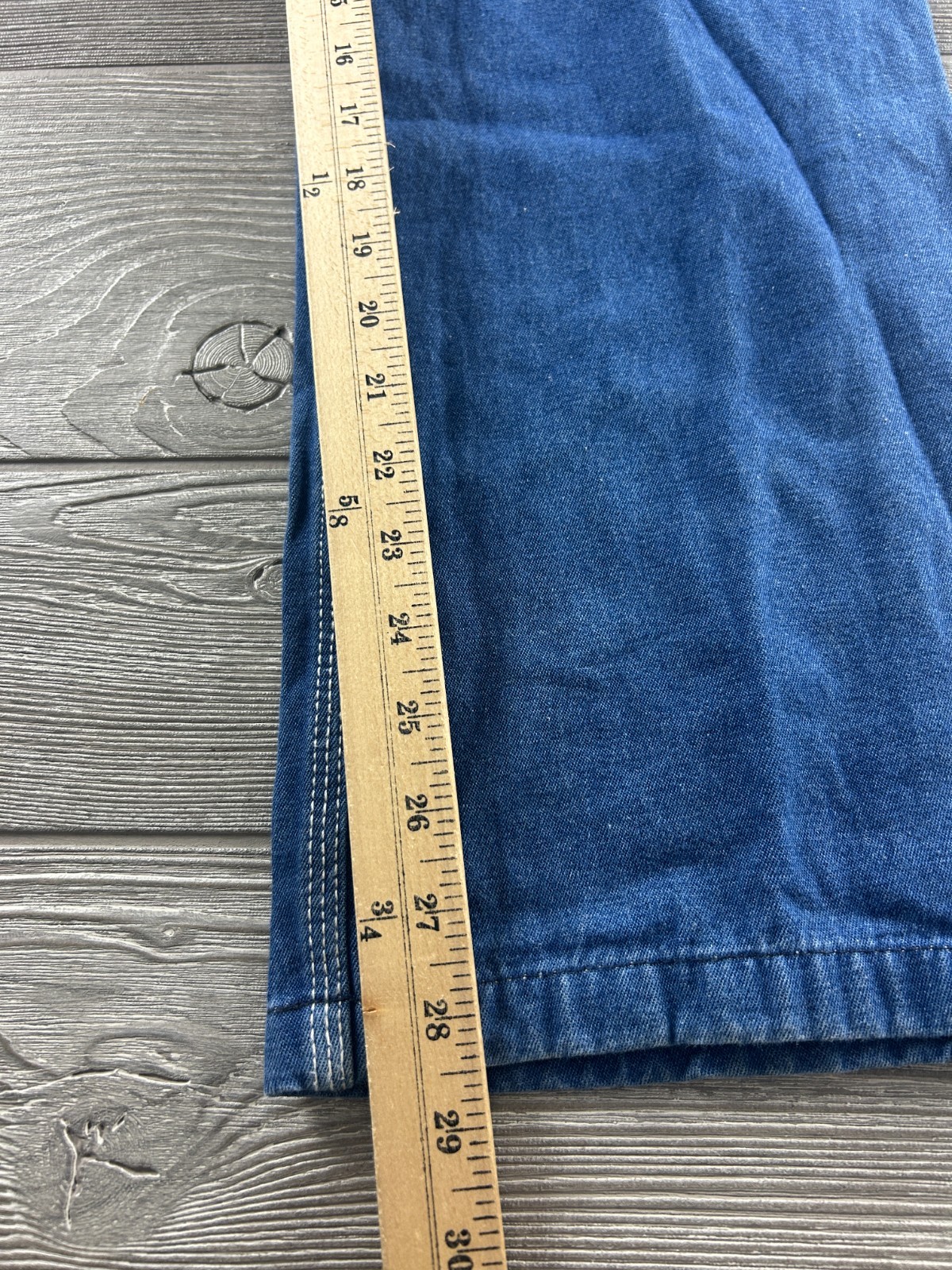 Liberty Denim Overalls Youth 16R Adjustable Straps Pockets Medium Wash Denim