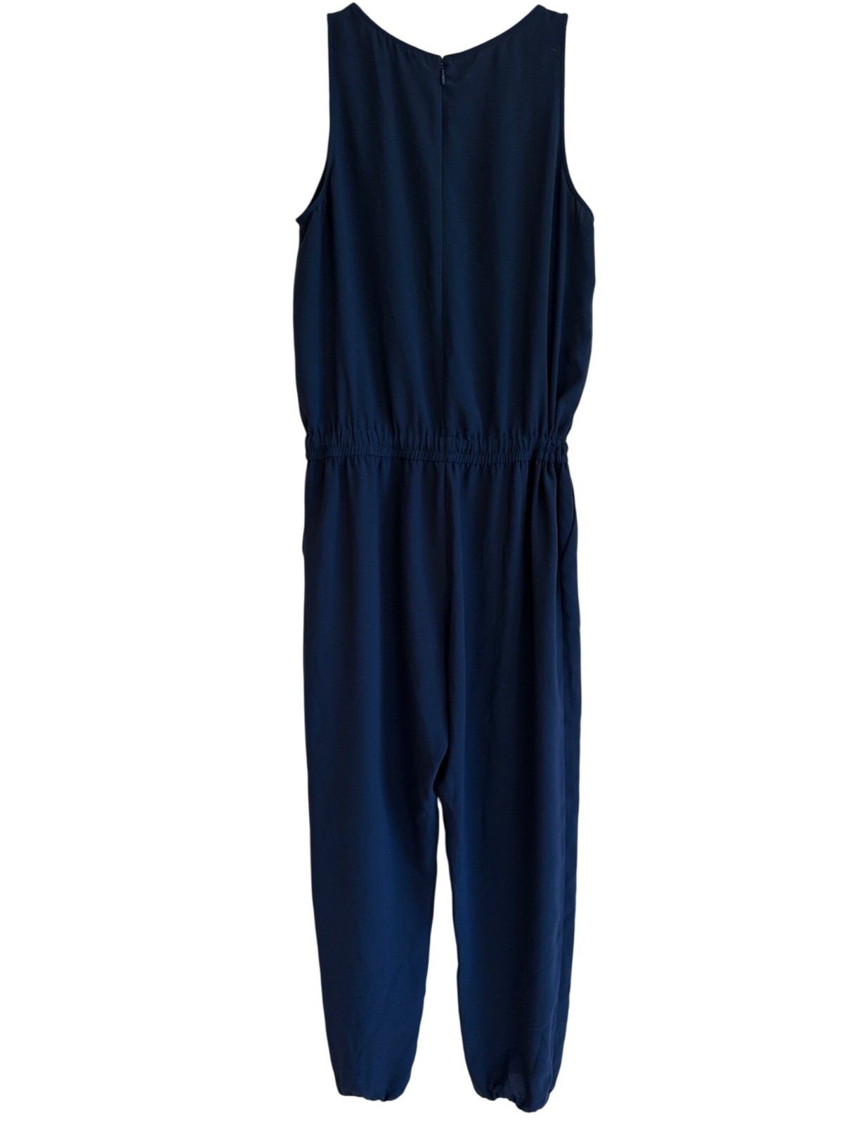 Cabi French Navy Jumpsuit #303 Medium Travel Quick Dry