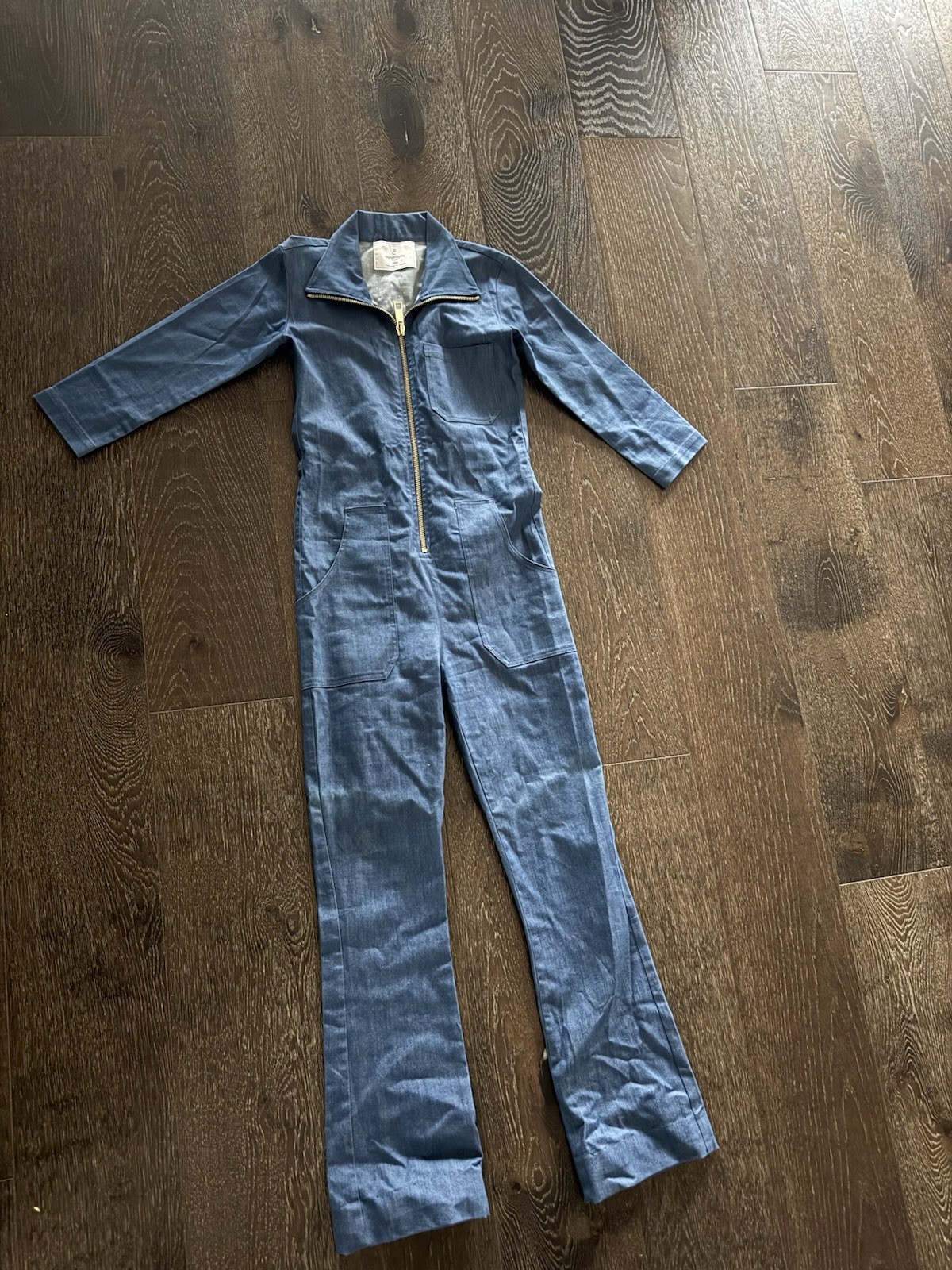 Carolina Ritz Denim Jumpsuit Women’s Size 36 Limited Edition #5 Made In France