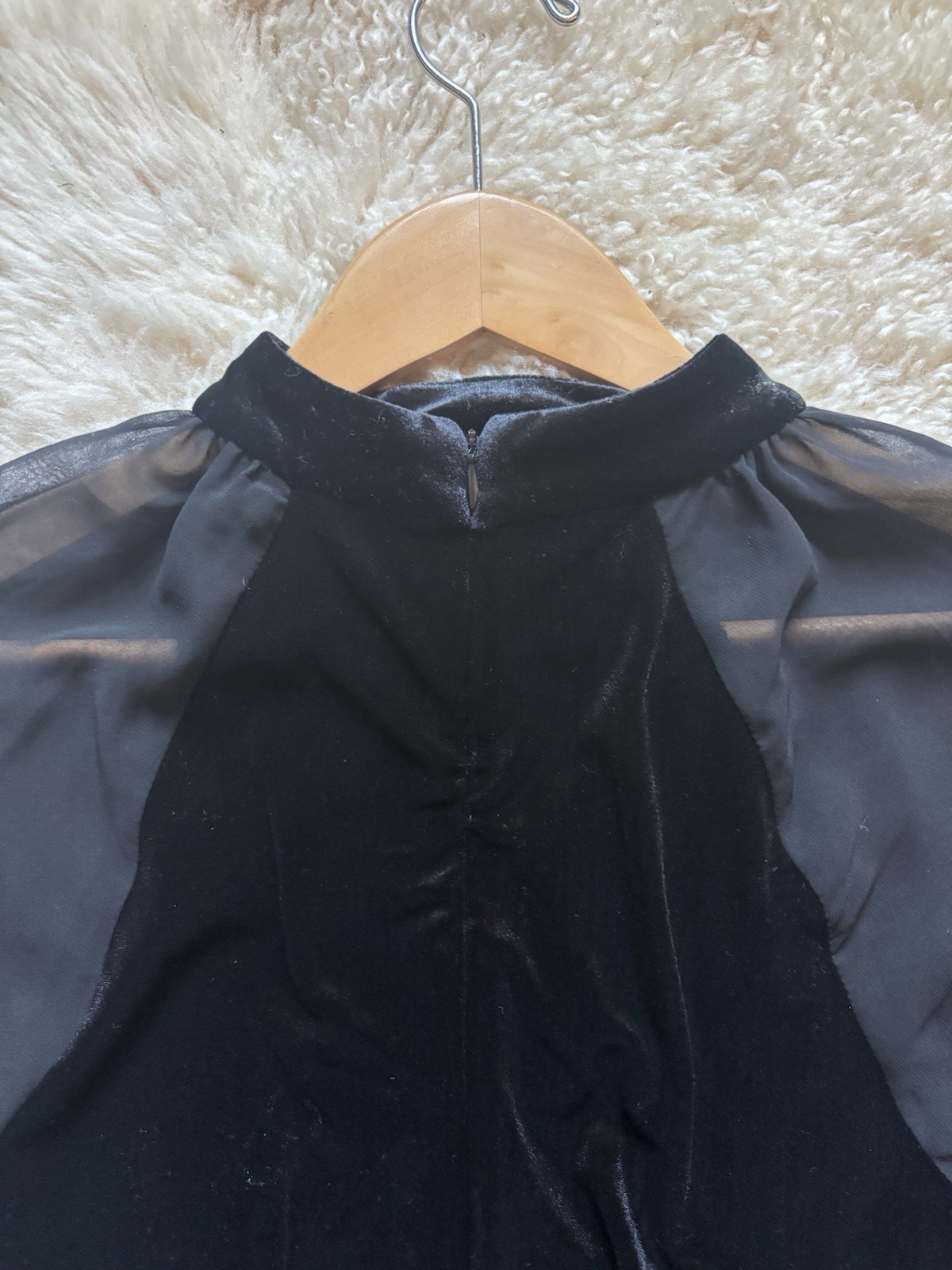4SI3NNA Black Velvet Lace Short Skort Side Tie Romper Sz S Stunning Sexy Gothic