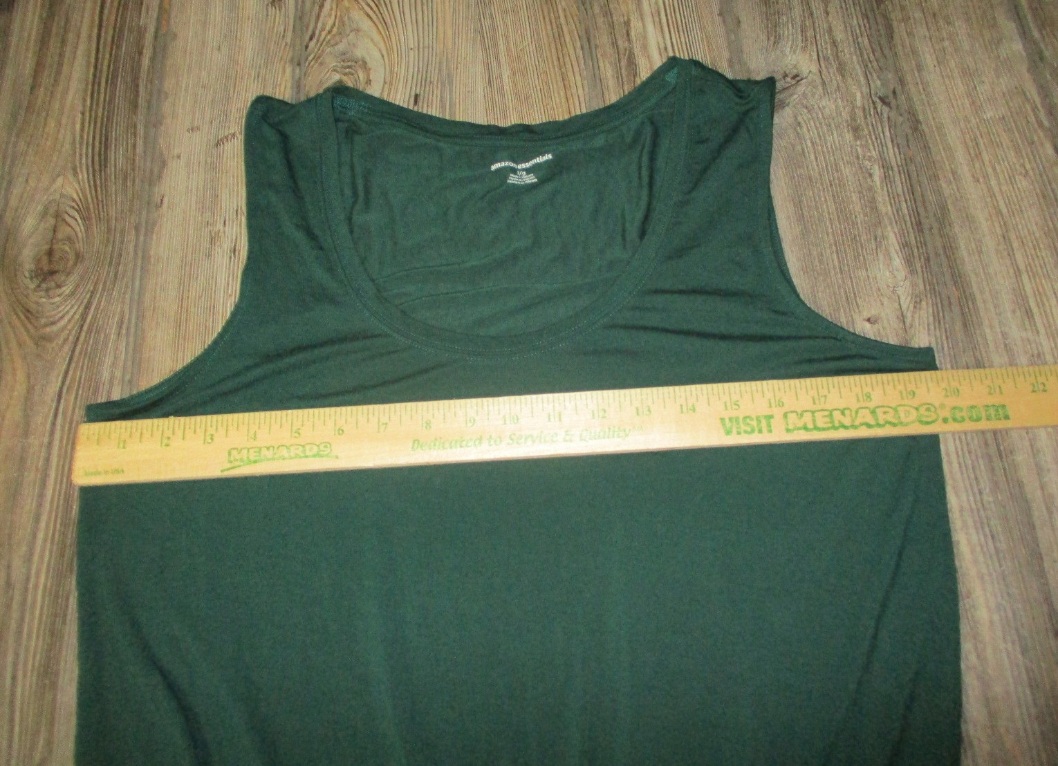 Amazon Essentials Women Sleeveless Scoopneck Wide-Leg Jumpsuit Sz Large Green