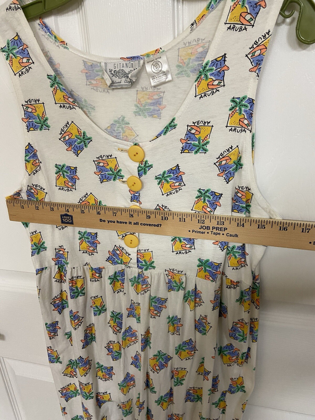 GITANO Nites Aruba Romper/Jumpsuit Vintage 80s Casual Retro | Small