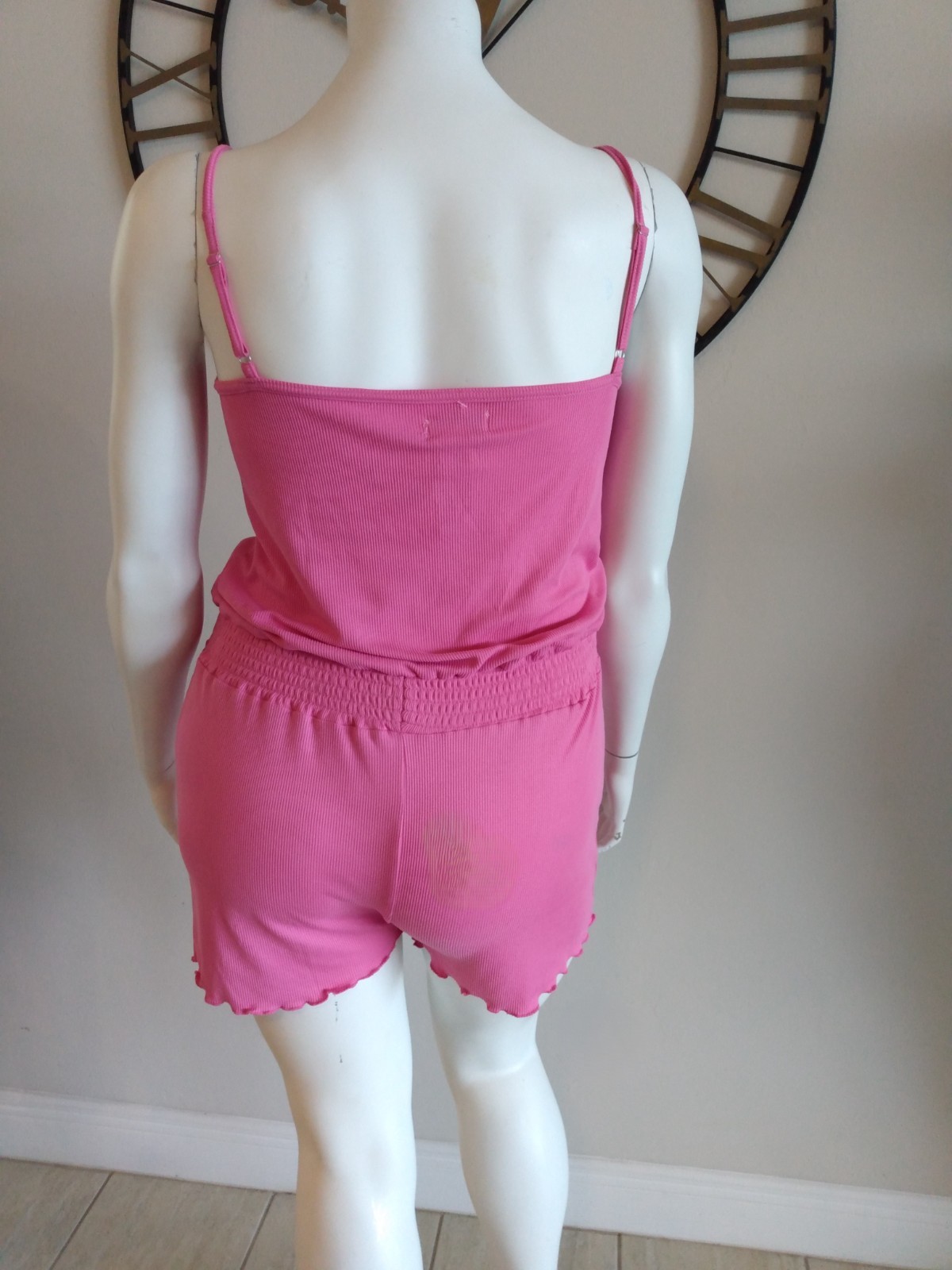Love To Sleep One Piece Sleeveless Romper Fuchsia Juniors Plus Size 3X
