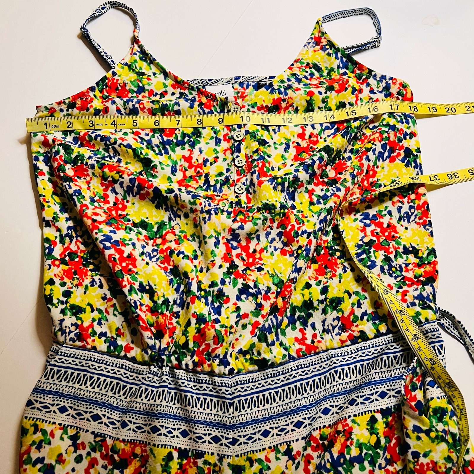 Cabi Yatch Cruise Fiesta Rimper Size S Small Multicolor