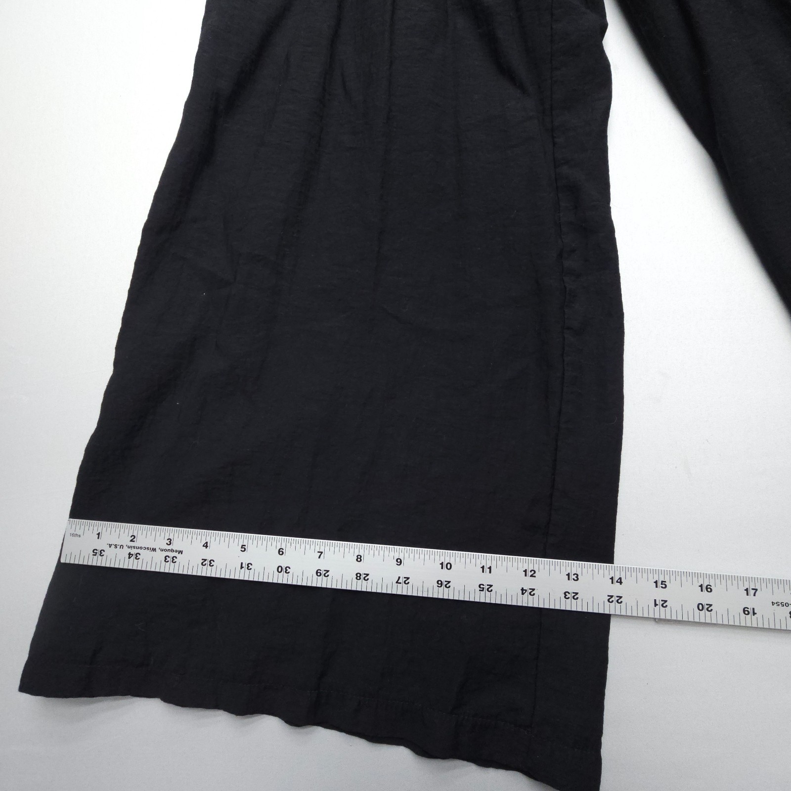 Xetra Twist Neck Wide Leg Jumpsuit Womens XS Black Made in Italy Palazzo Boho