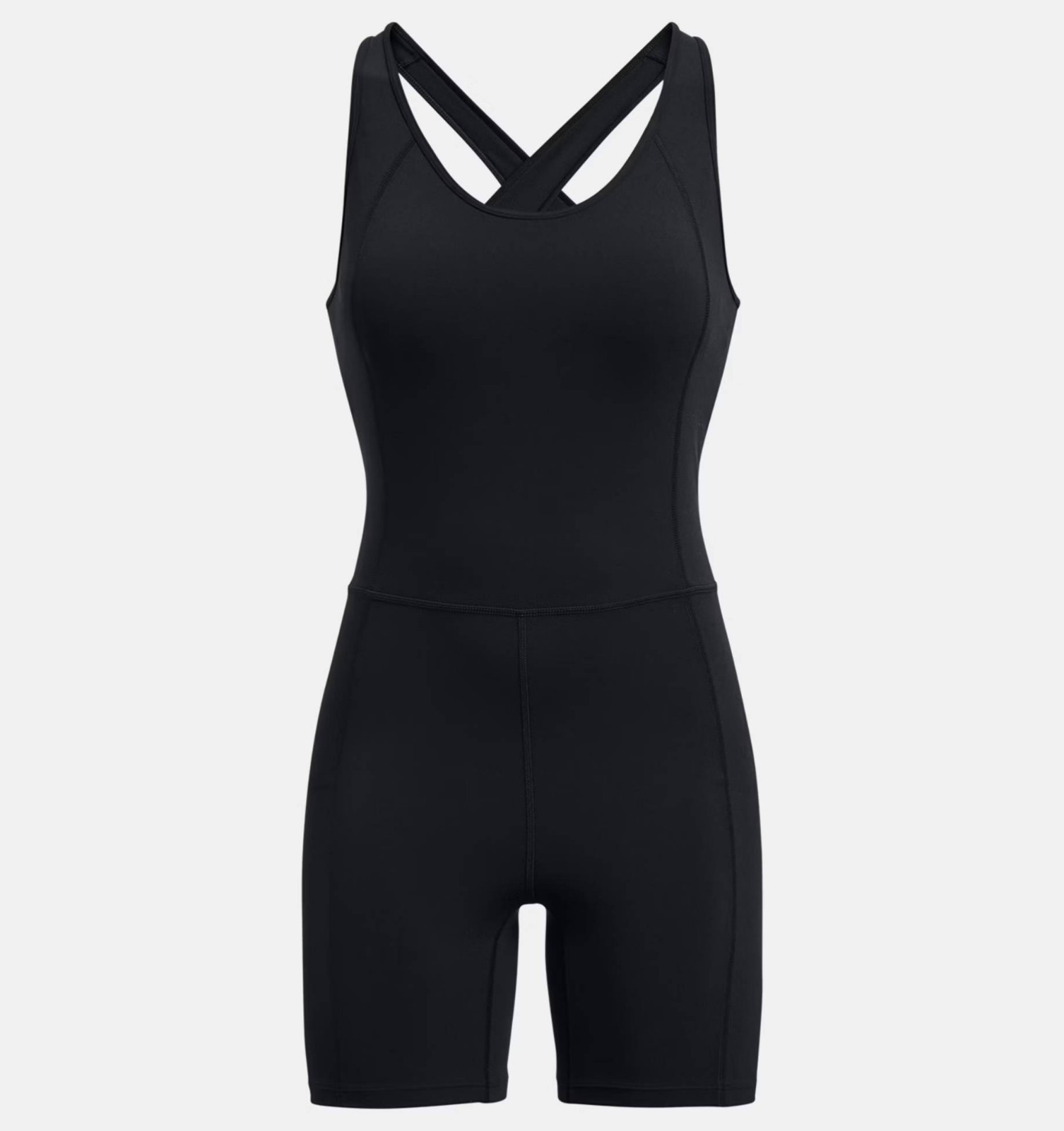 $100 Under Armour Women’s UA Meridian Shorts Bodysuit With Built-in Bra Black, L