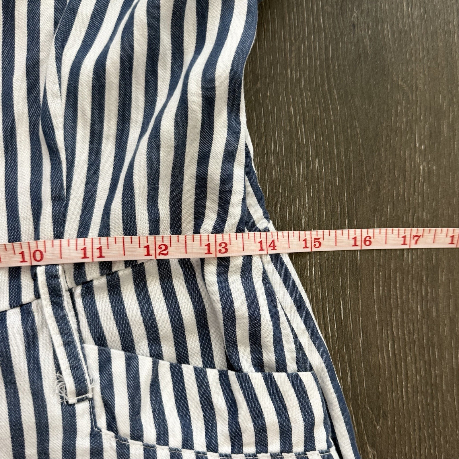 Paige Anthropologie Emma Striped Sleeveless Jumpsuit Small Coastal Resort Prep
