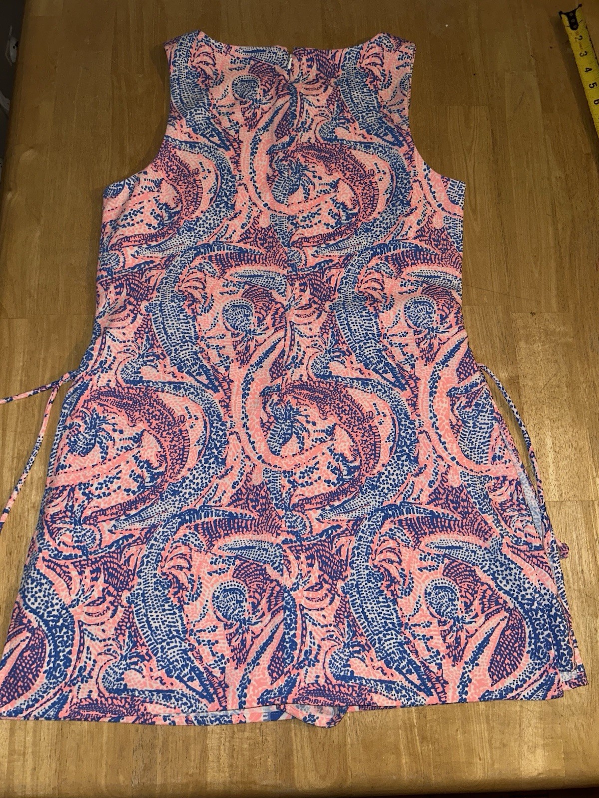 Lilly Pulitzer woman’s 10 romper shorts dress paisley pink blue white sleeveless