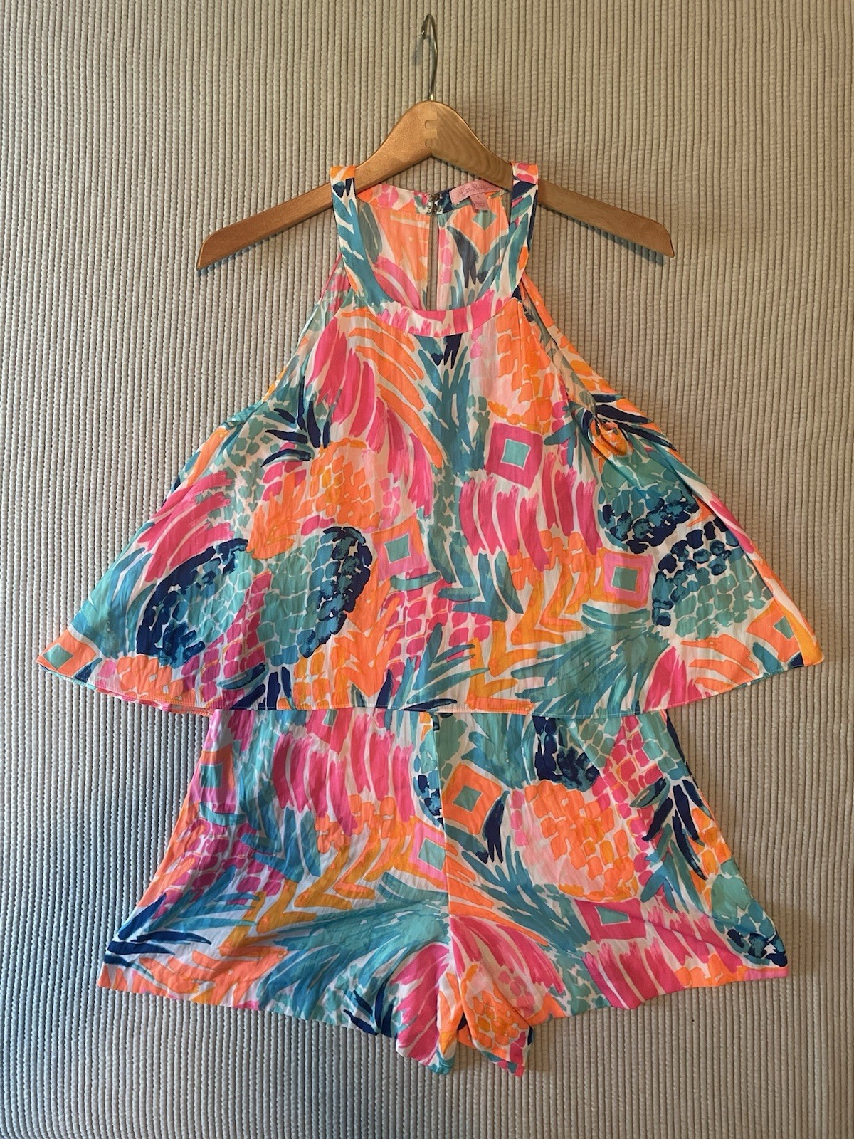 Lilly Pulitzer Edina Romper Sleeveless Size 6