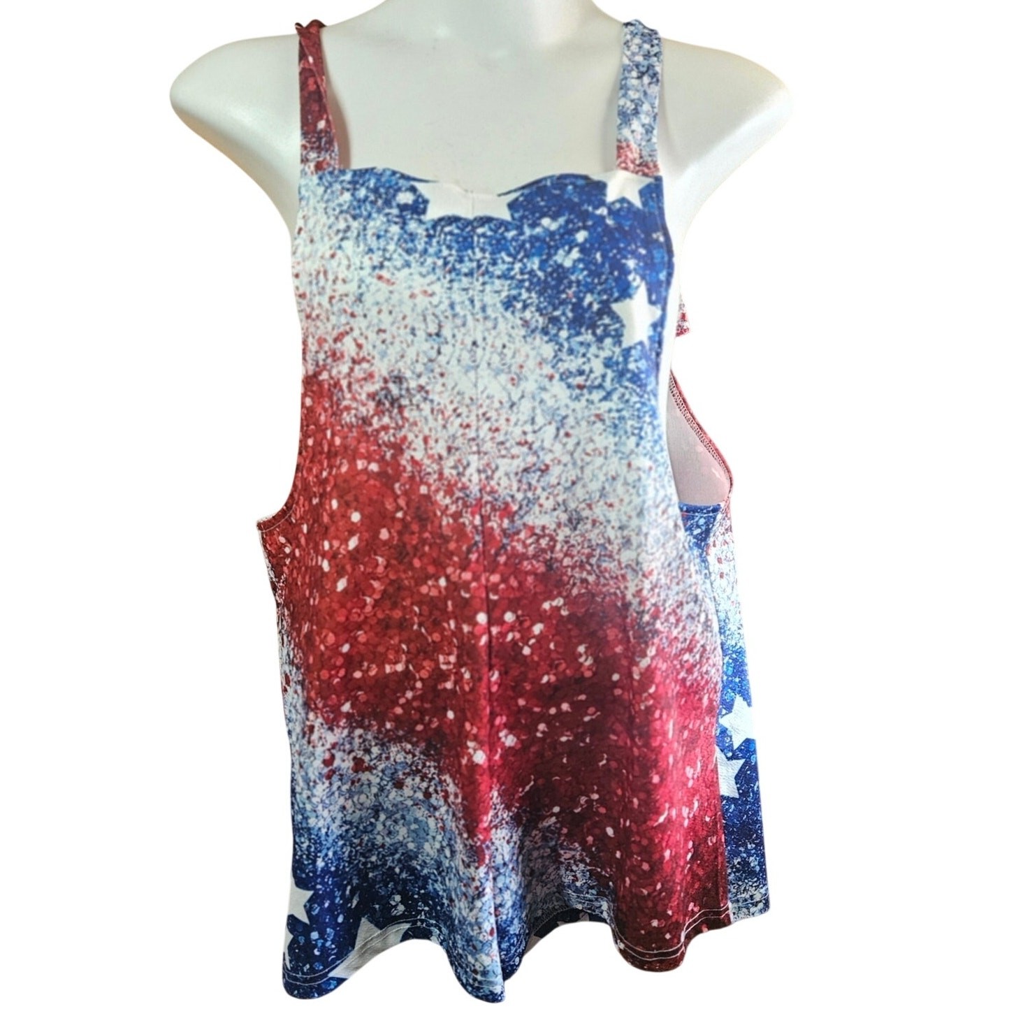 Red White and Blue Romper Size Large