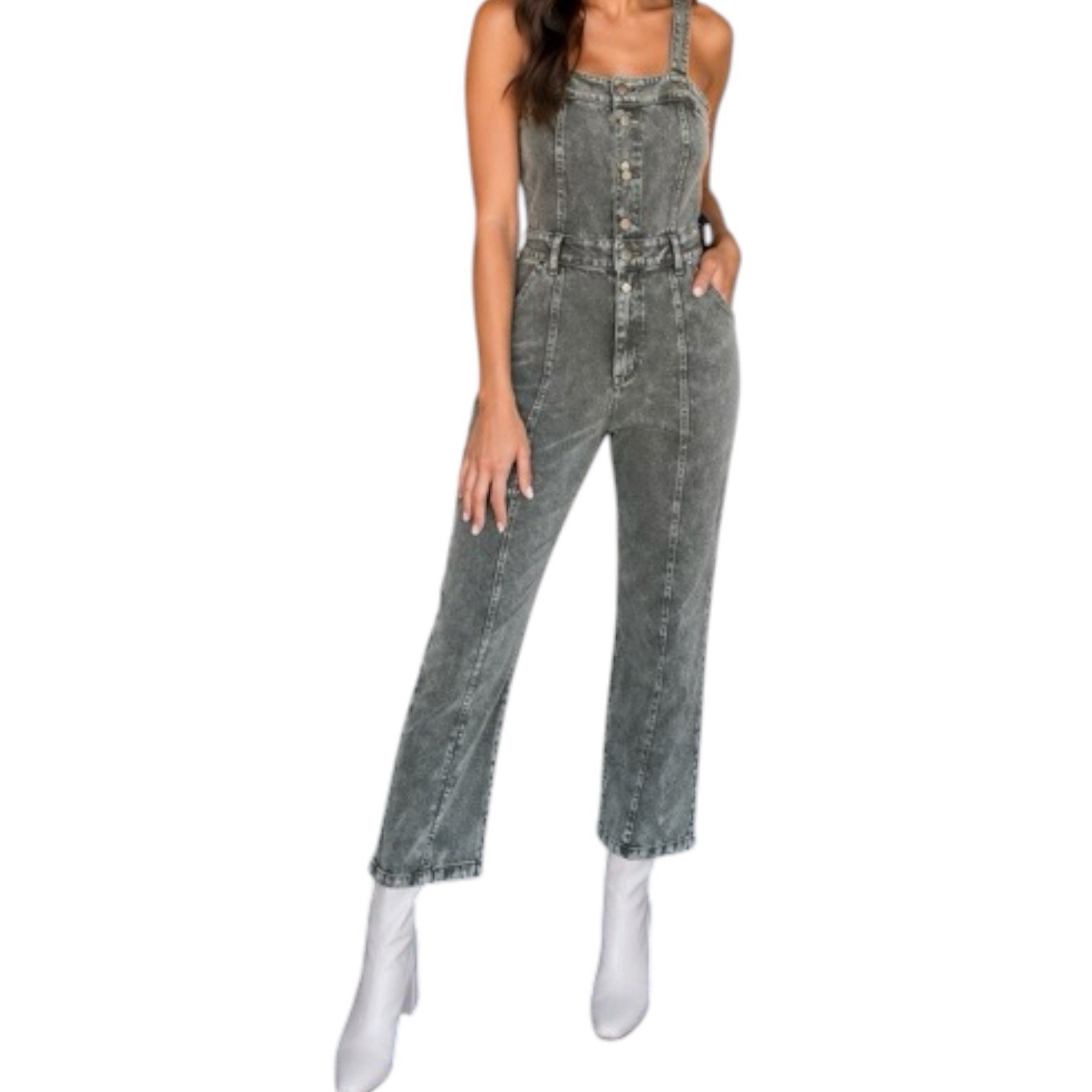 Le Lis Crazy For Corduroy Jumpsuit Sz XS