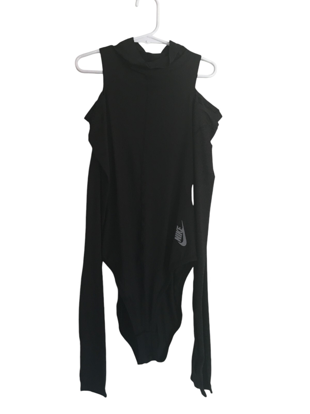 Nike Dri Fit Leotard Women’s Size Small Black Long Sleeve Stretch Turtle Neck