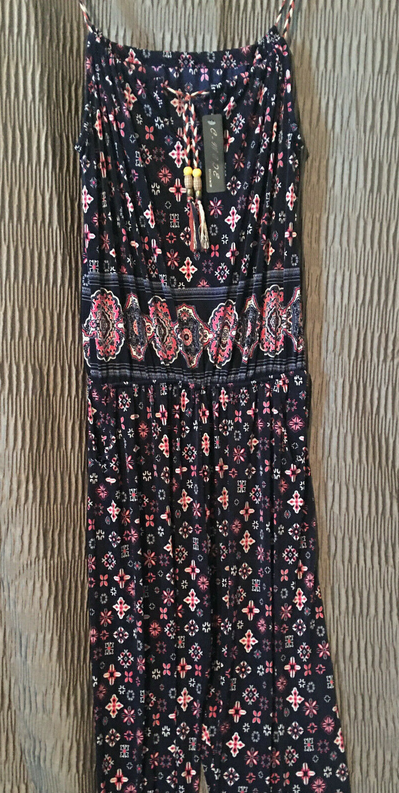 NWT C-Mode woman XL Floral Long Romper