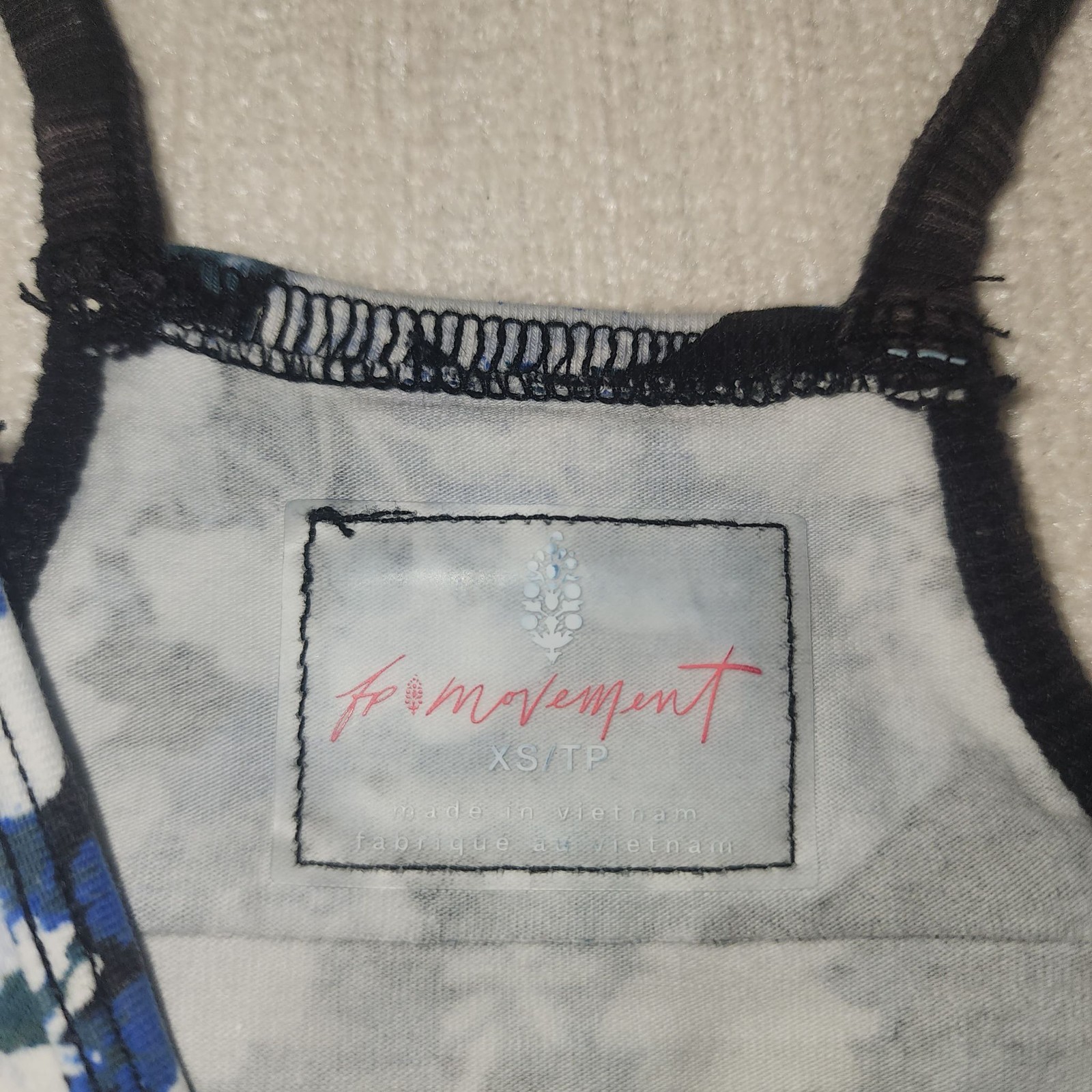 Free Movement Floral Cami Romper Shorts Blue XS/TP New
