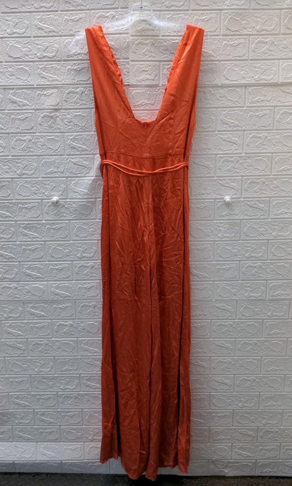 New Alexis Women’s Sare Cowl Neck Jumpsuit Sahara Sz M