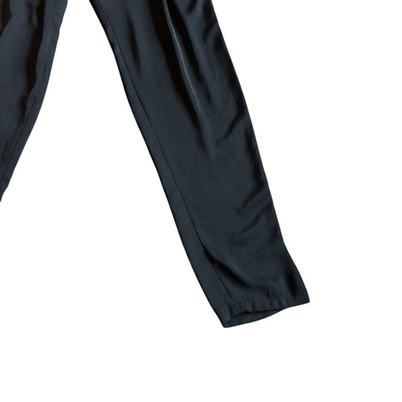 Vince Black Long Sleeve Classic Jumpsuit Defined Waist Straight Leg Size 0 Women