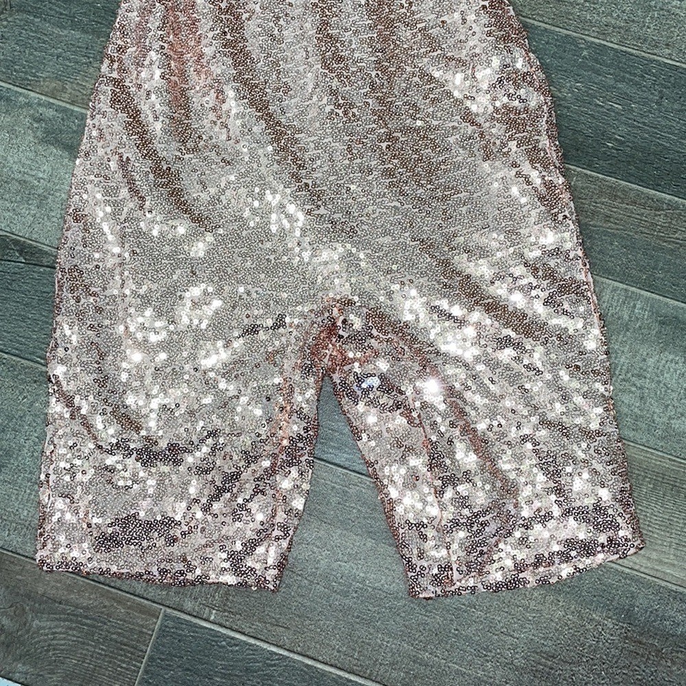 Fashion Nova Sequin Birthday Bash Romper NWT