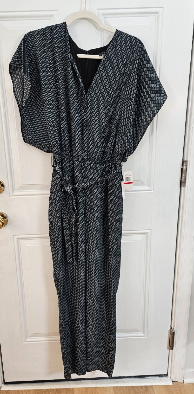 NWT 1. State Women Split Neck Jumpsuit Size XS professional & everyday wear