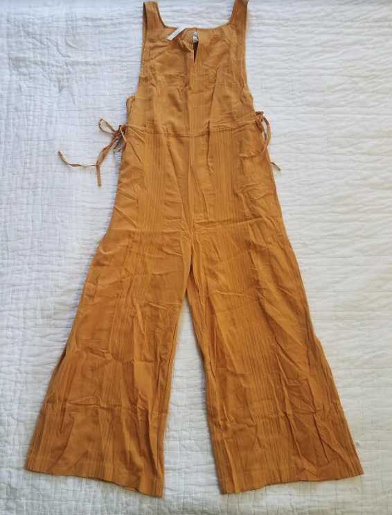 WOMEN’S S M L XL XXL MADEWELL ESPERANZA COVERUP JUMPSUIT IN BOUTIQUE GOLD