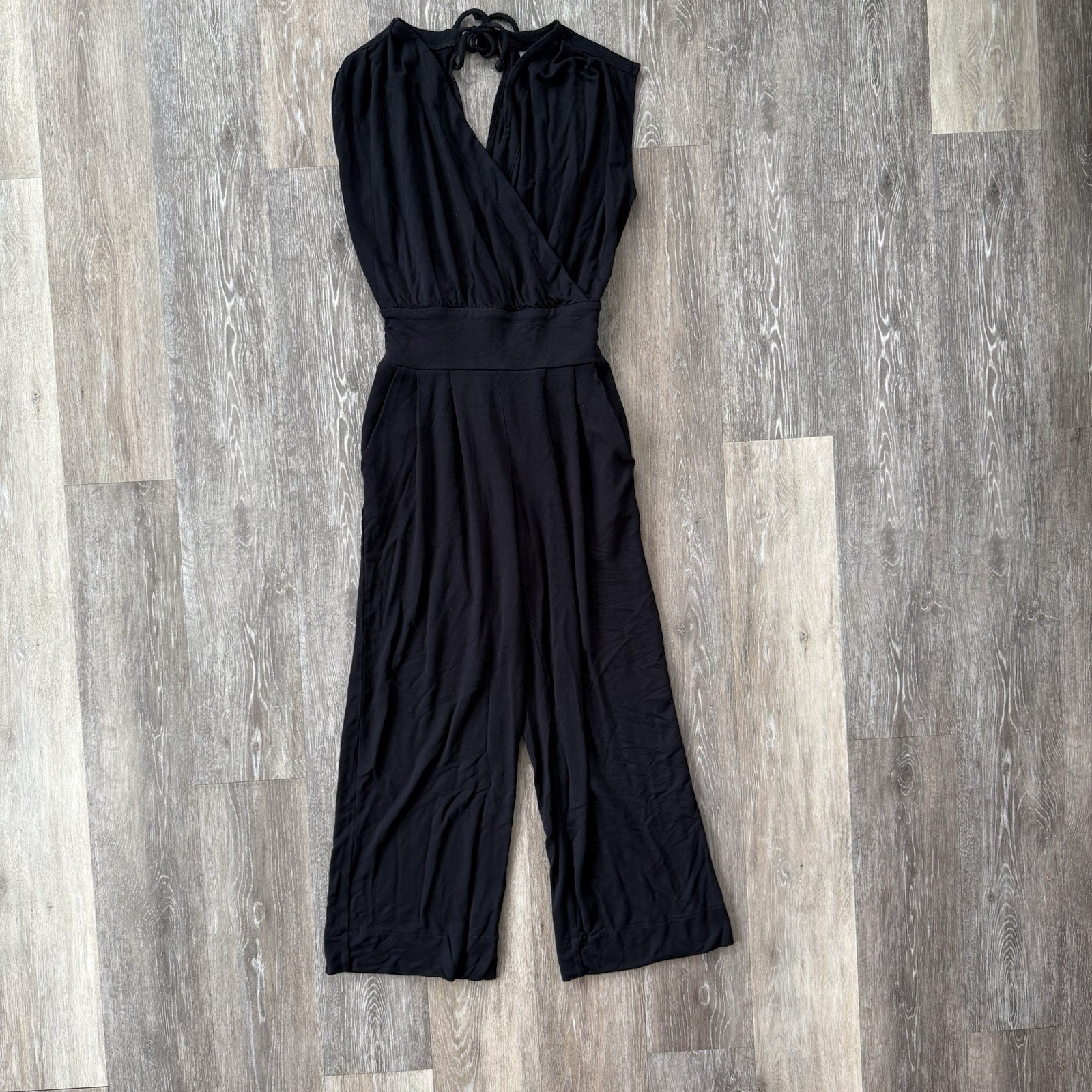 Cabi Downtown Jumpsuit Romper Sleeveless Stretch Black XS #5577