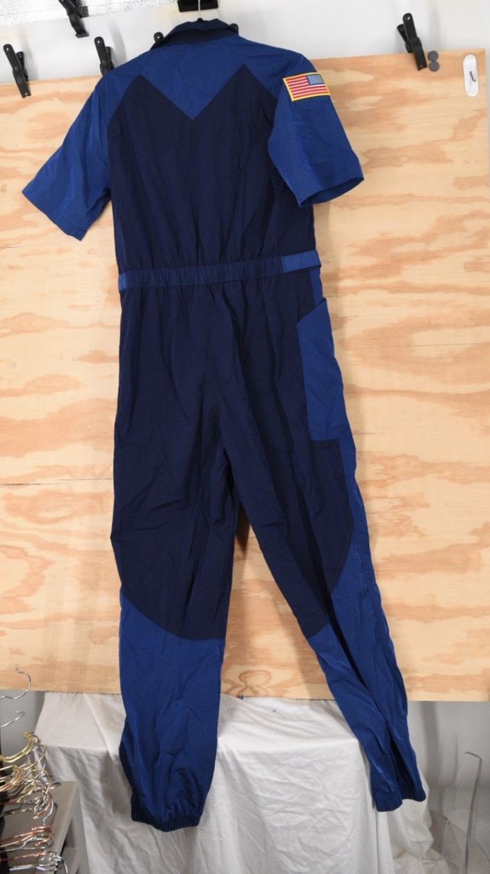 Nike Jordan Flight Suit Nylon Jumpsuit American Flag DD7063-492 Womens Small