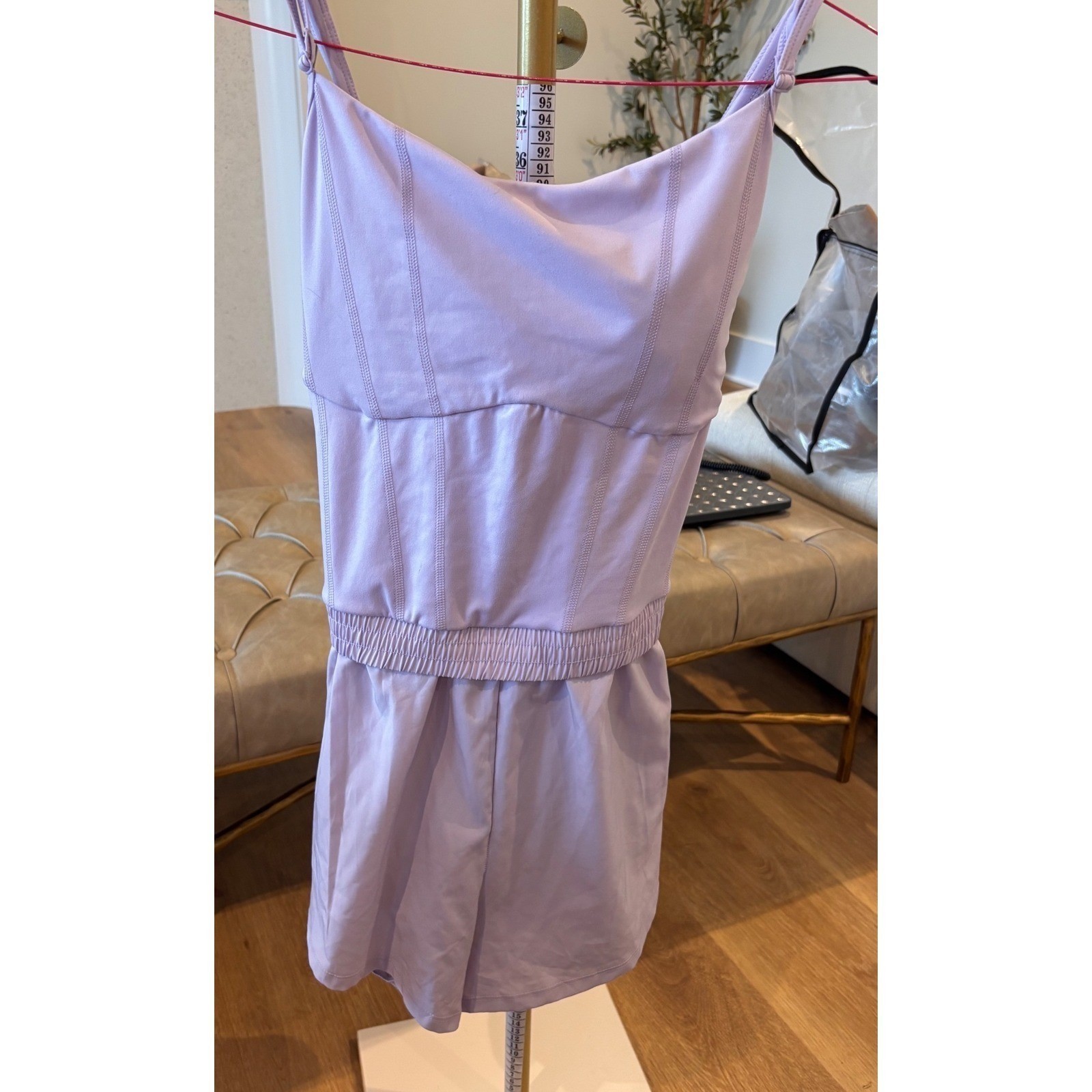 Victoria’s Secret PINK Lavender Corset Active Romper XXL Purple Tennis shorts
