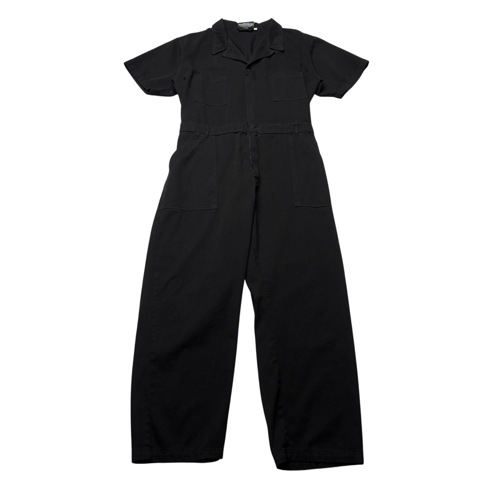 Big Bud Press Black Short Sleeve Jumpsuit Women’s 3XL Boho Indie Twee