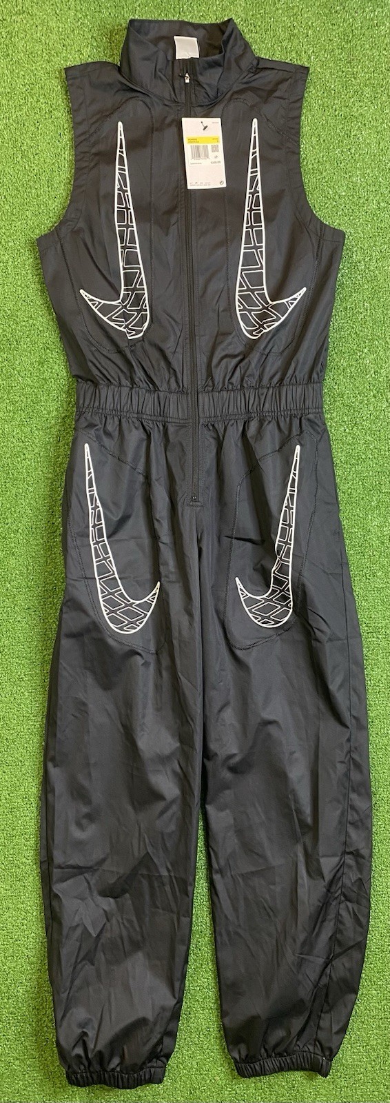 Nike Sportswear Air Max Day Jumpsuit Womans Small DM6078-100 Black Brand New NWT