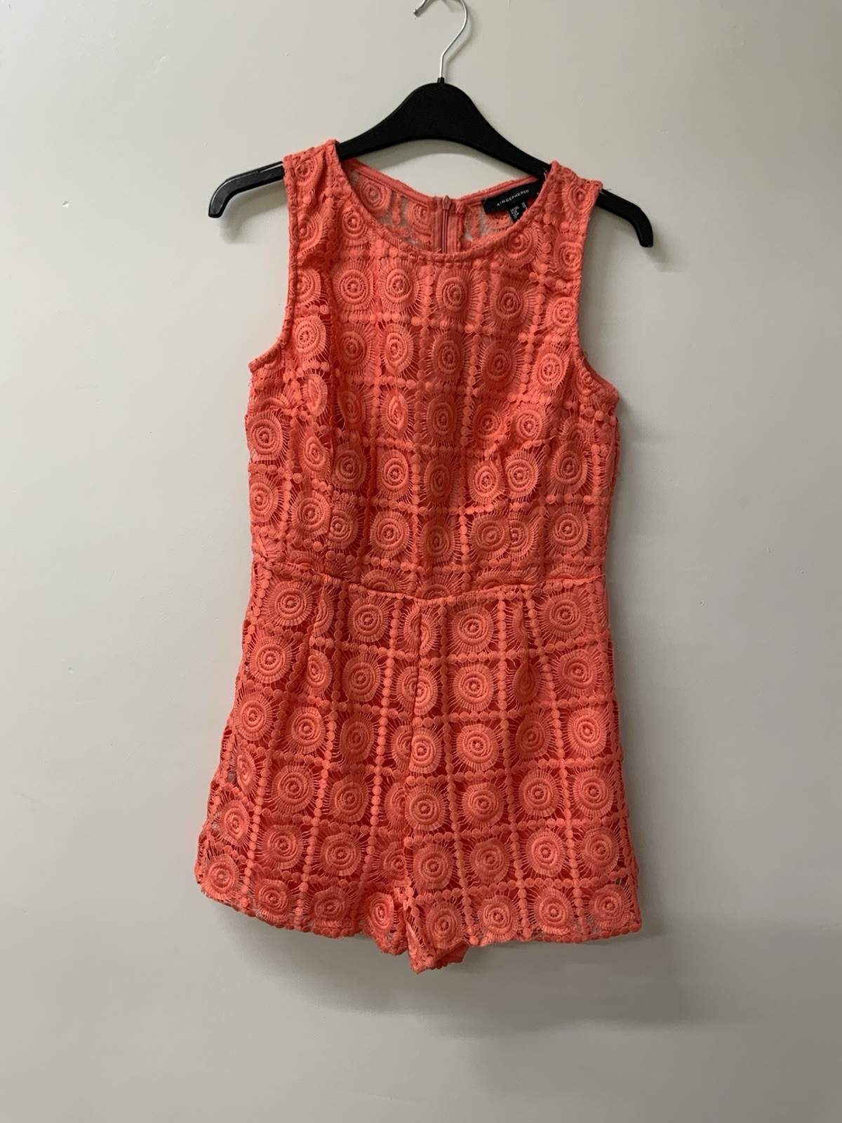 Primark Womens Playsuit Size 10 Atmosphere Ladies Lace Sleeveless Pink