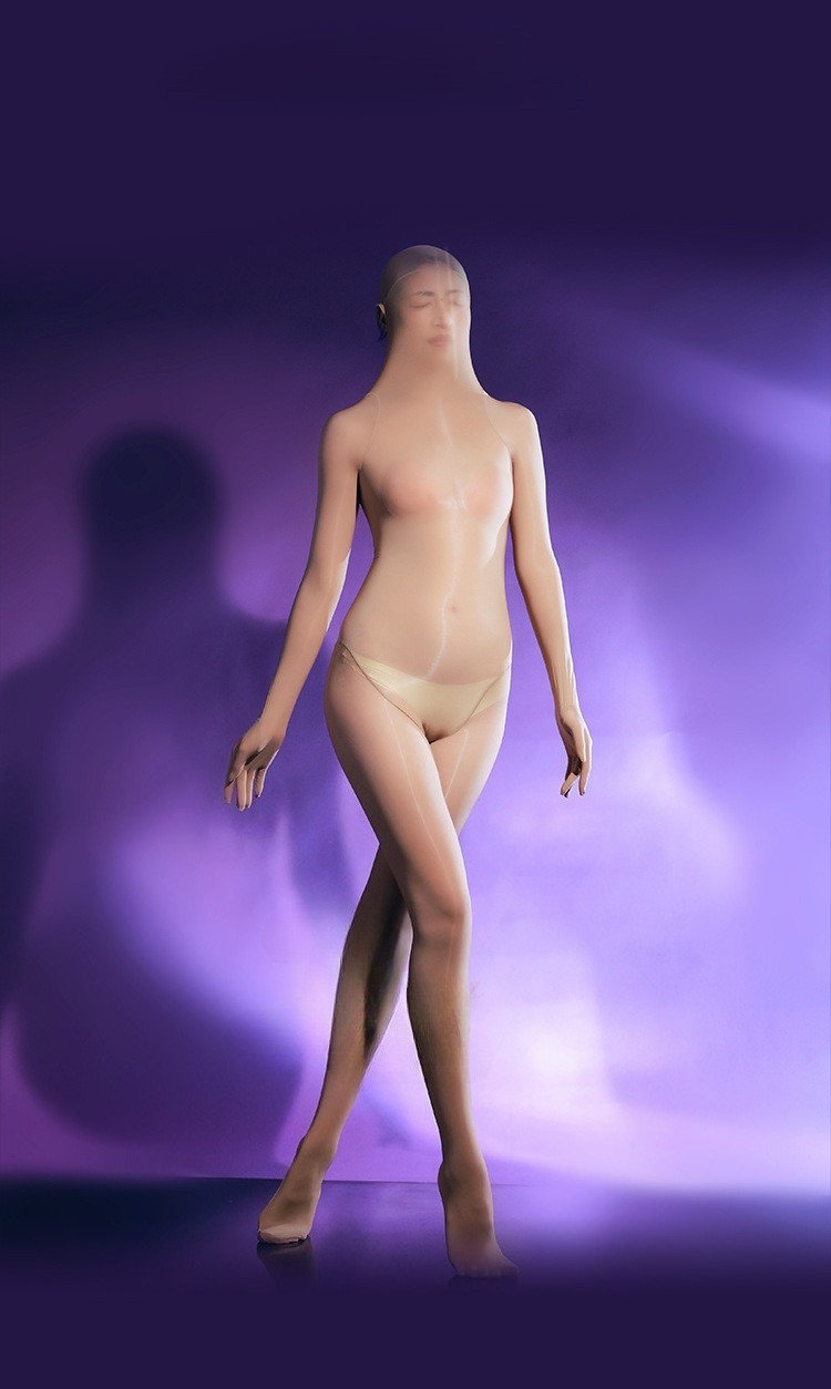 Oil Shiny Sheer Glossy Bodysuit Seamless Pantyhose Tights Full Body Stockings