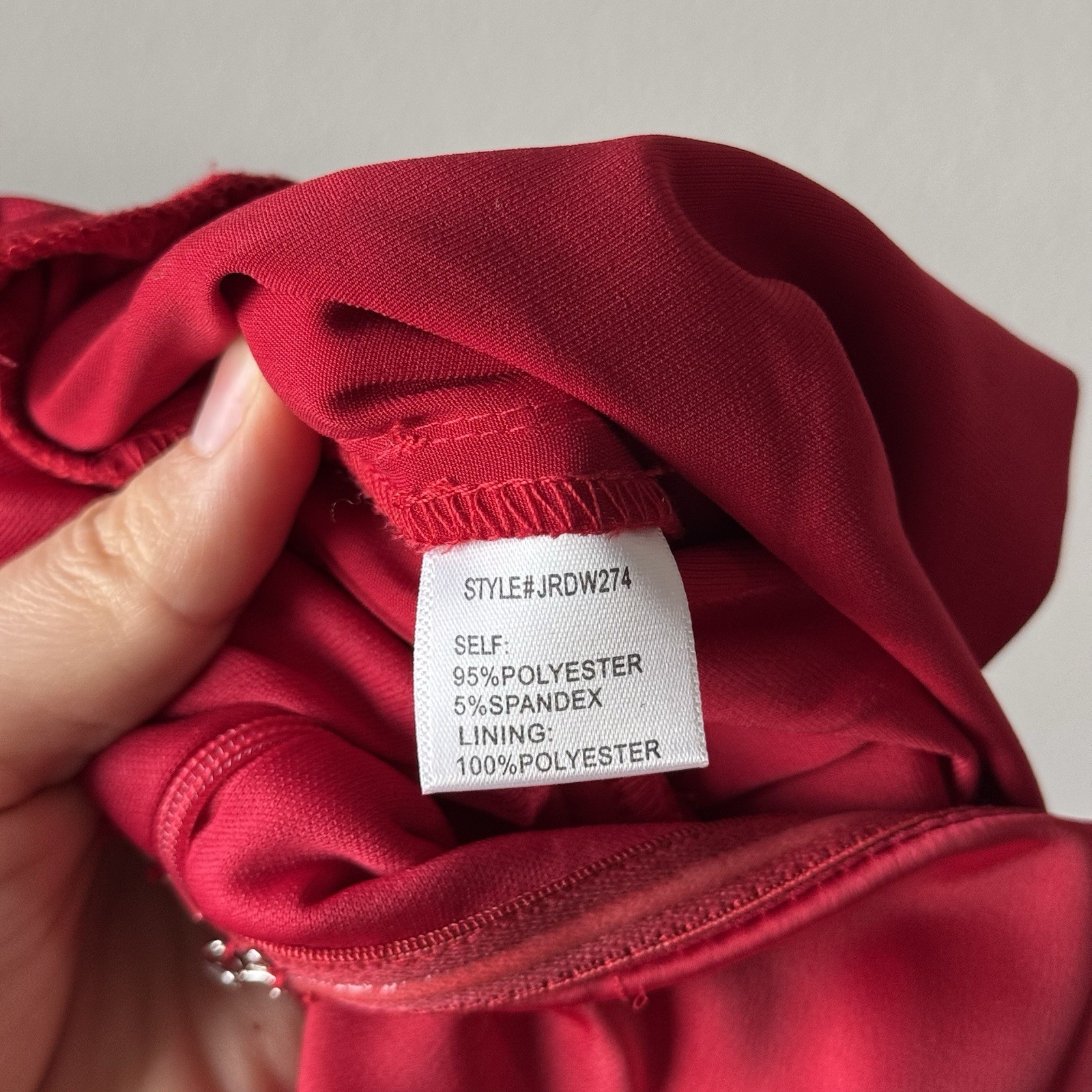 New York & Company Jumpsuit NWT Size Medium Red Strapless Capri Flare Pockets