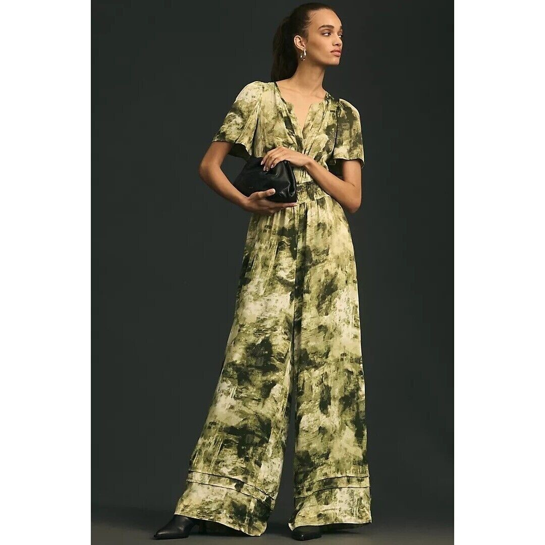 Anthropologie Somerset Jumpsuit Sz XS Tall