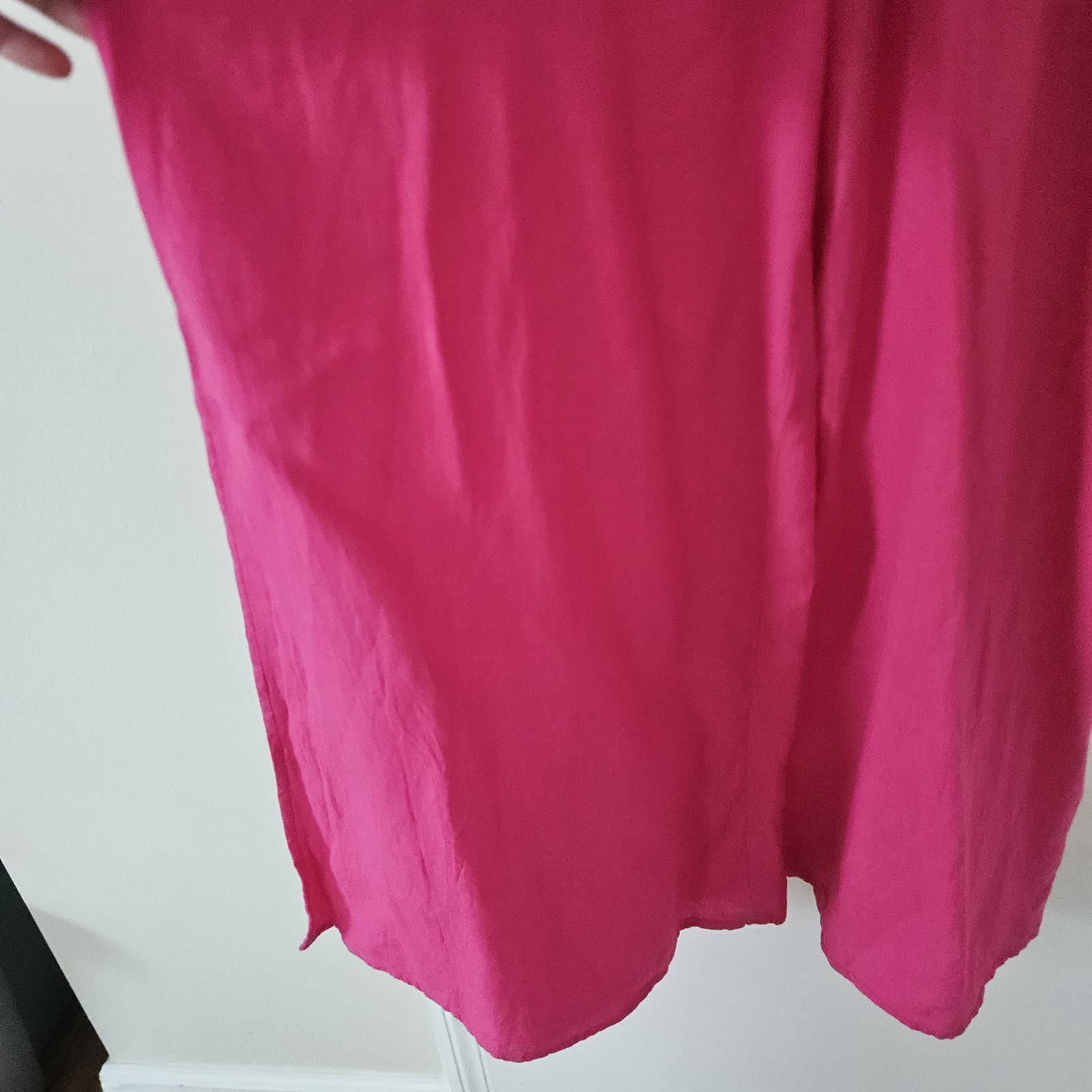 Nic + Zoe Womens Jumpuit 8 Wide Leg Linen Pink Sustainable Smocked Lagenlook