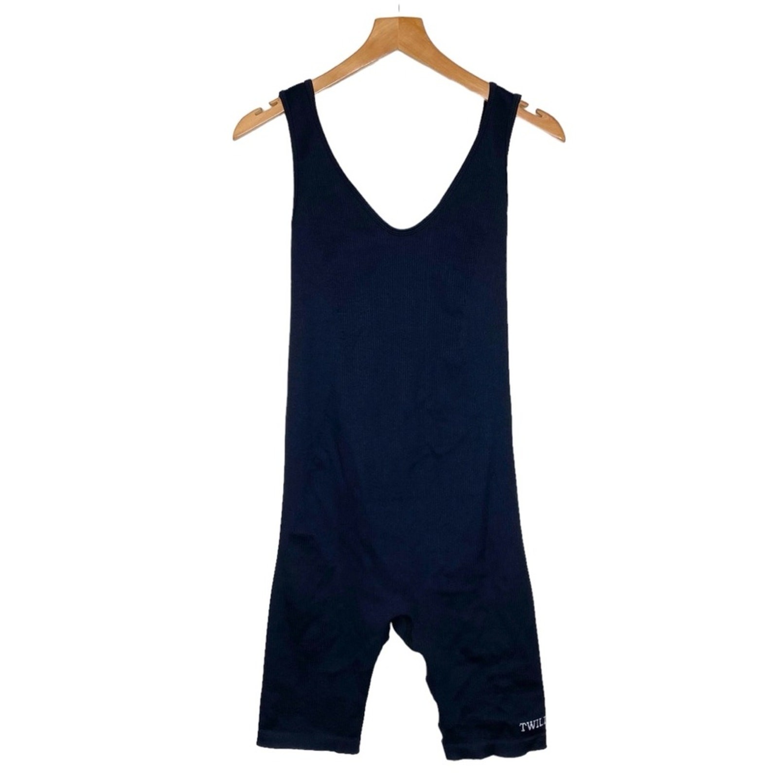 Twill Active Celara Recycled Rib Plunge Neck Playsuit Romper Women’s Medium