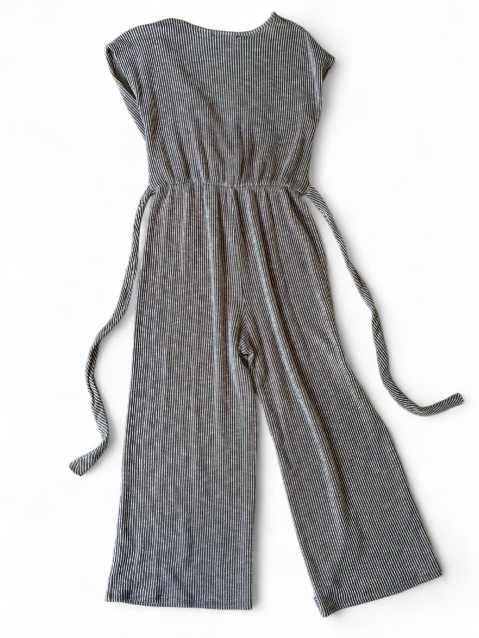 Caution to the Wind Striped Jumpsuit no size tag, Fits Like S/M