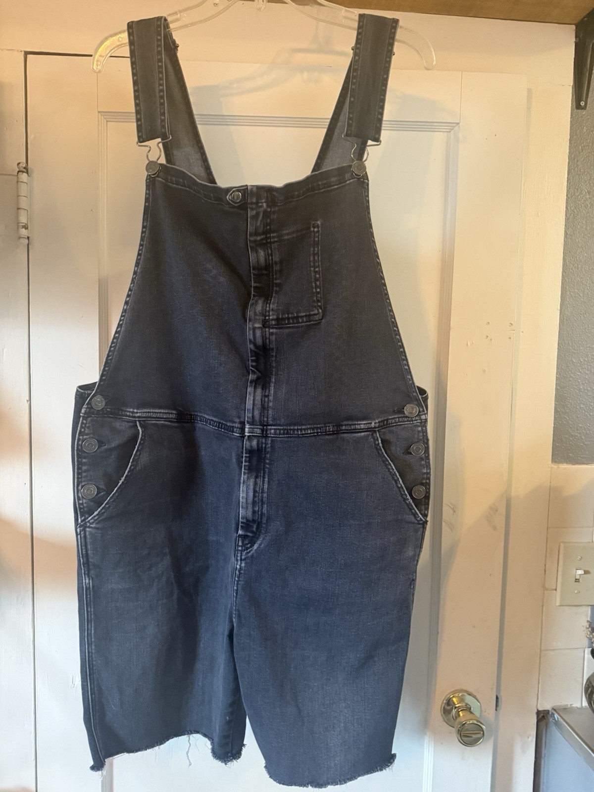 Current Elliott Ranch Hand Overalls (Shortalls) Modified Black Women’s XL