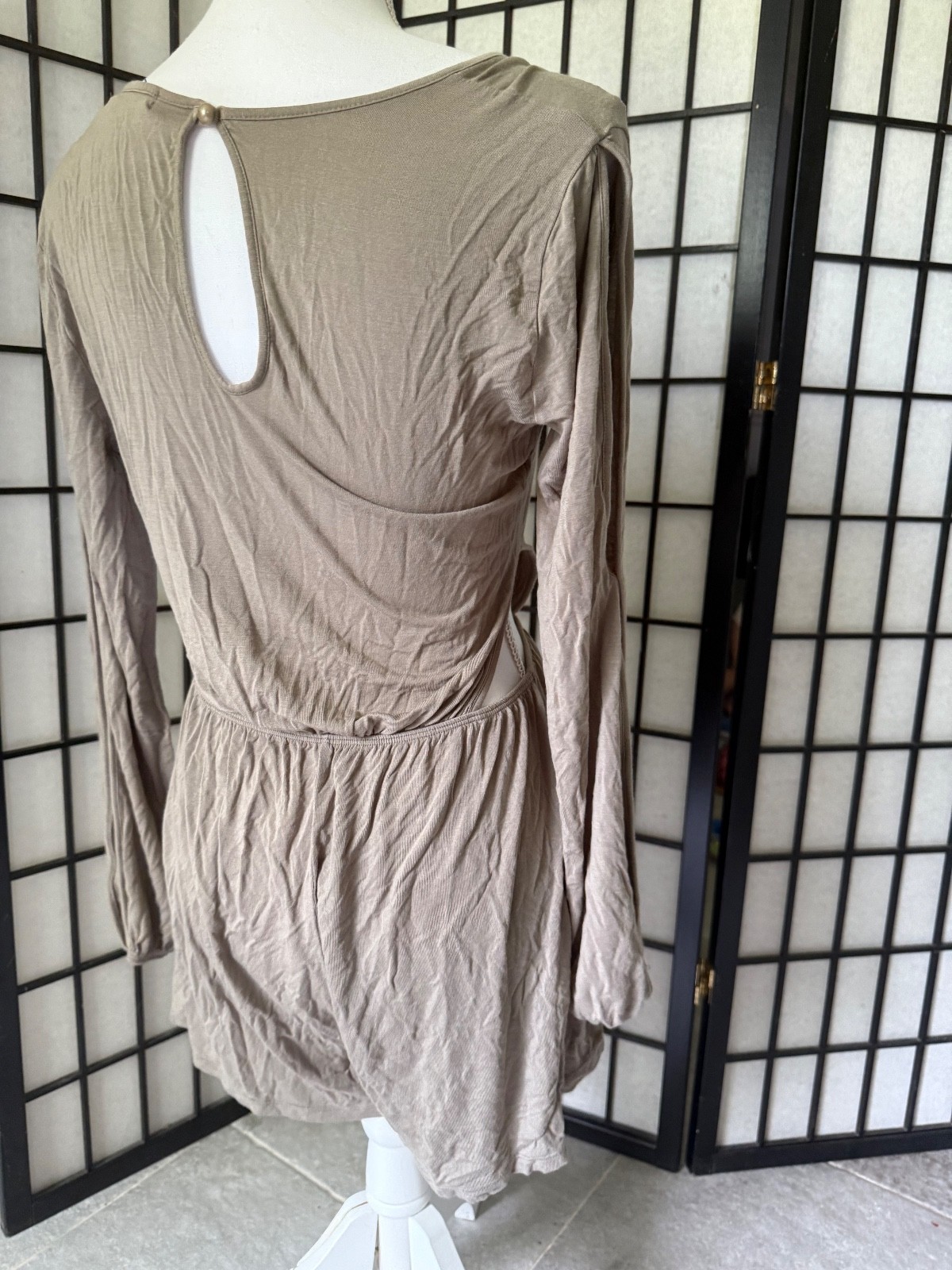 Mikey And Joey Medium Romper Boho Cut sides Stretch Comfy