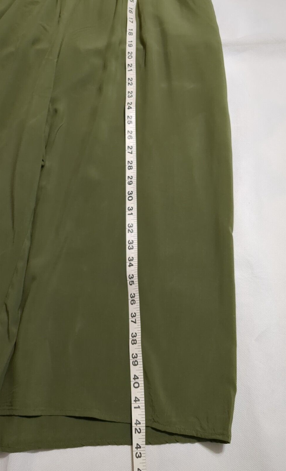 Gap Women’s Green Jumpsuit Wide Leg Adjustable Straps Pockets Size Large