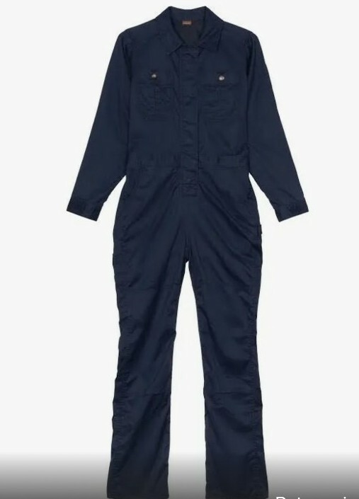 Women’s NWT Patagonia Shop Coveralls Regular Size XL Navy Blue Roll Tab Hem
