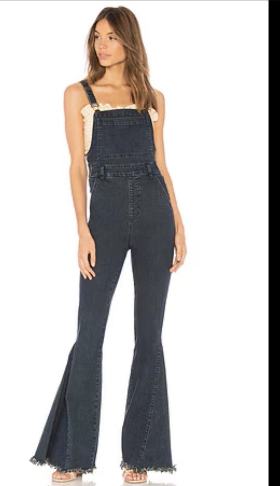 Show Me Your Mumu Berkeley Bell Overalls Size Medium EUC