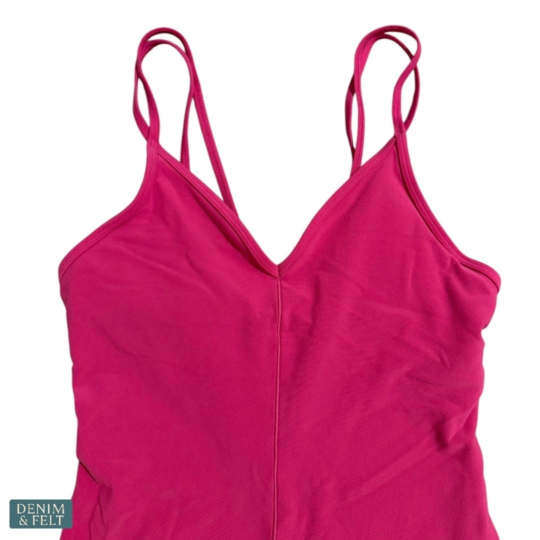 Alo Yoga Alosoft Suns Out Romper Pink Summer Crush Active Gym Romper Bodycon
