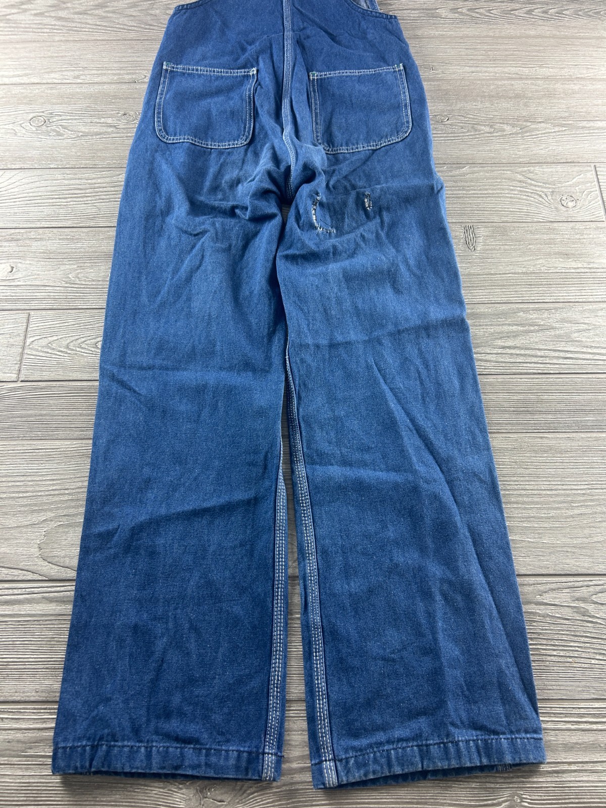 Liberty Denim Overalls Youth 16R Adjustable Straps Pockets Medium Wash Denim