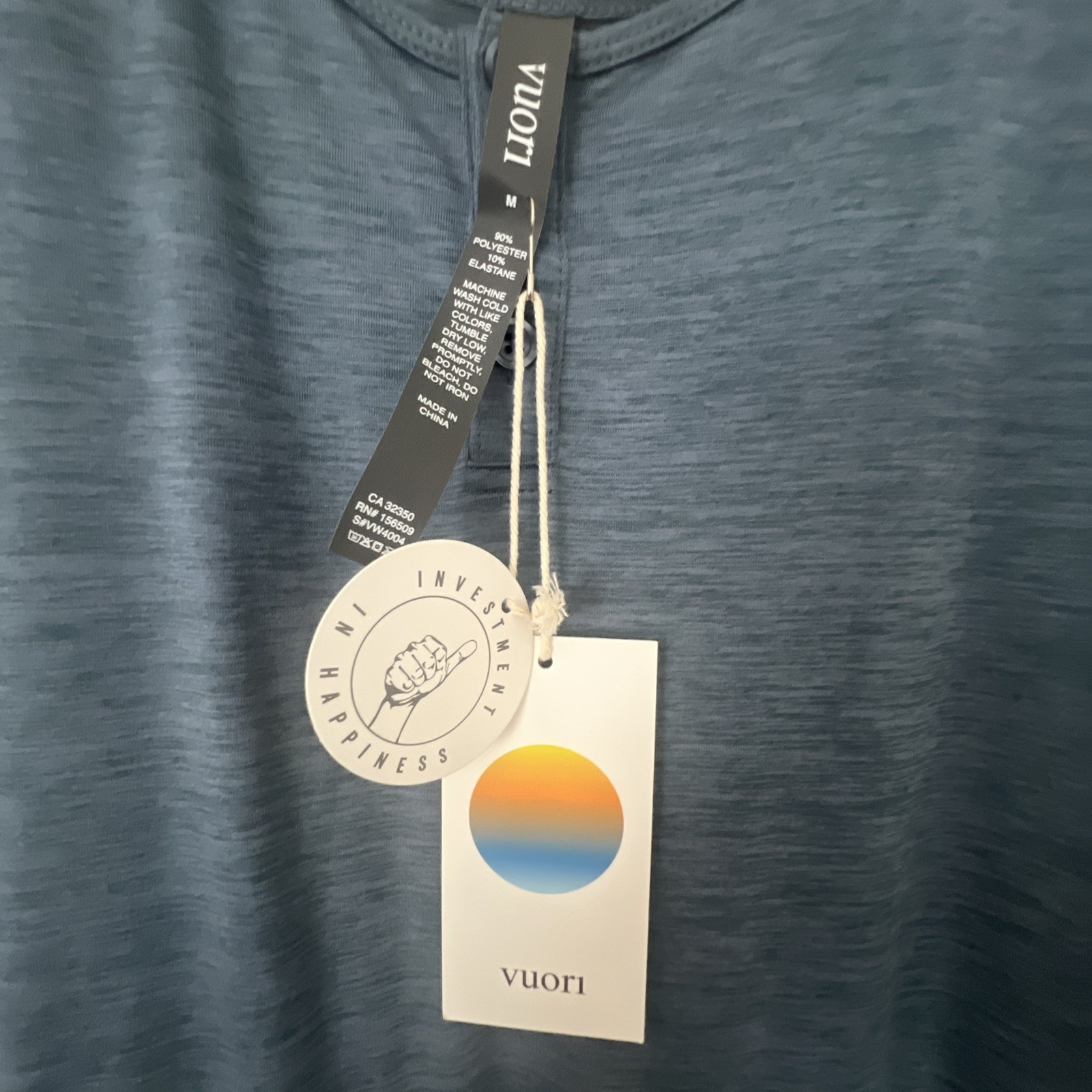 NWT Vuori Falls Jumpsuit Sz M Heather Blue