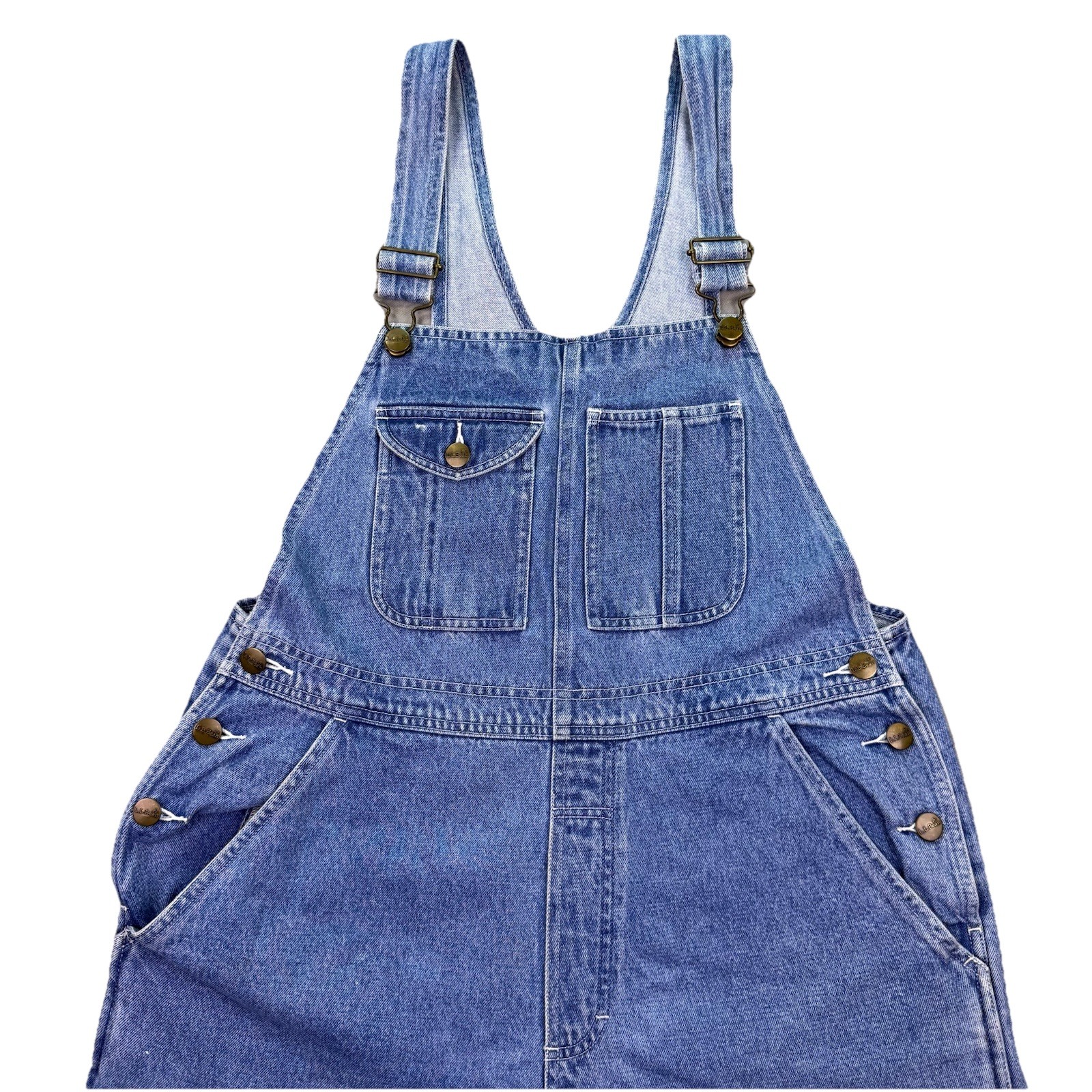 L.L. Bean Women’s Denim Overalls Size Medium Tall 0JU13 100% Cotton