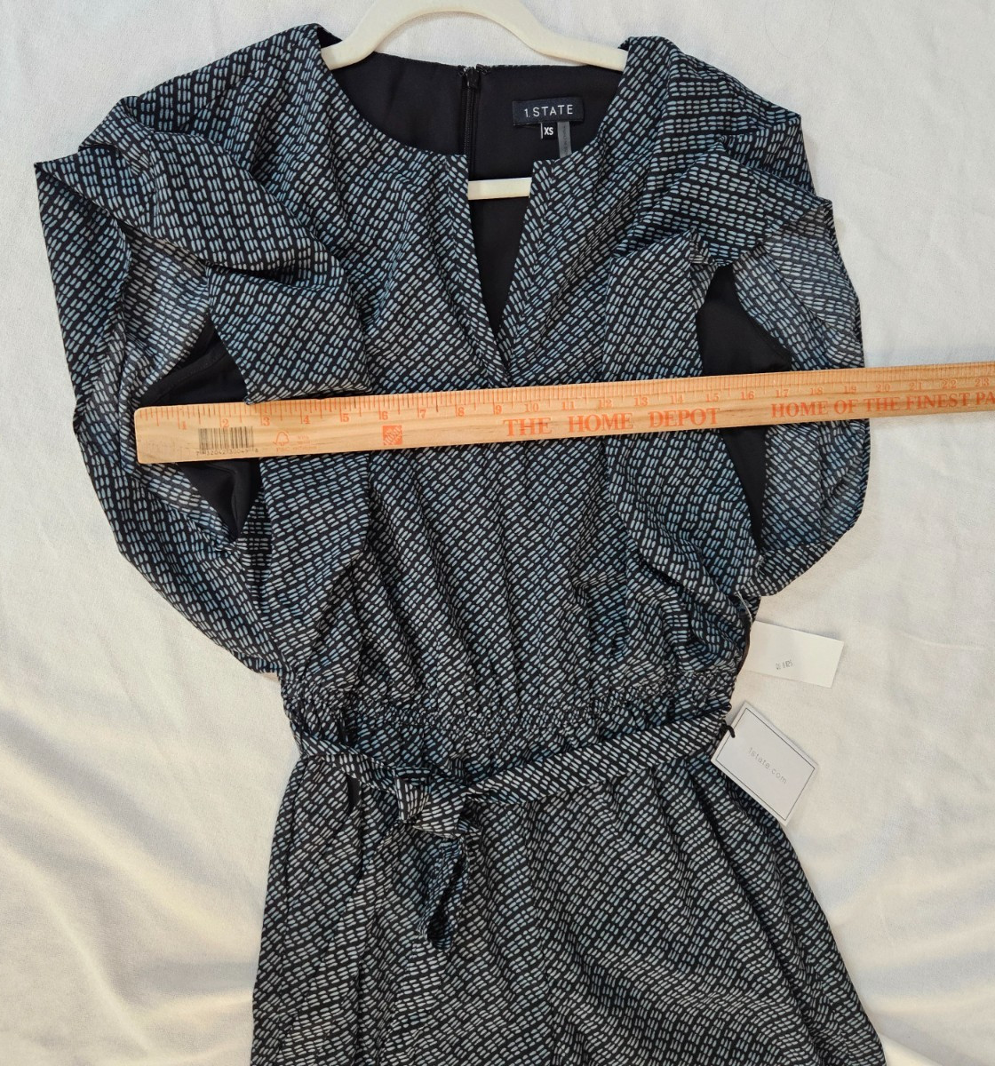 NWT 1. State Women Split Neck Jumpsuit Size XS professional & everyday wear